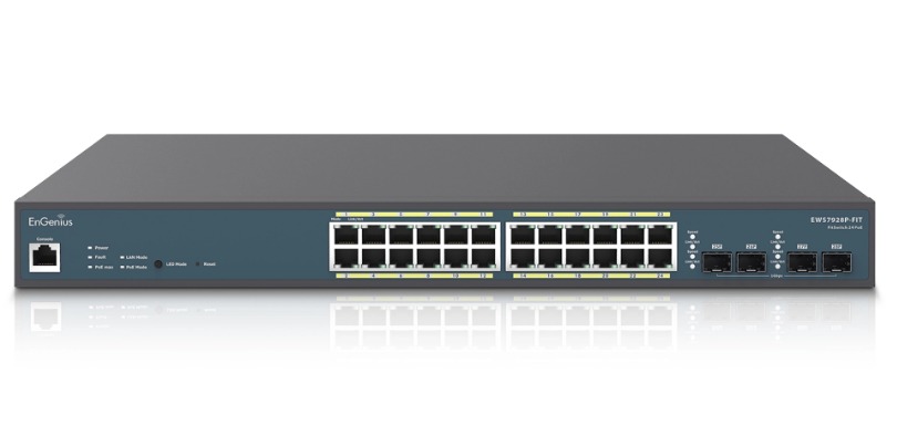 EWS7928P-FIT EnGenius Fit 24-Port 240W Gigabit PoE+ Switch