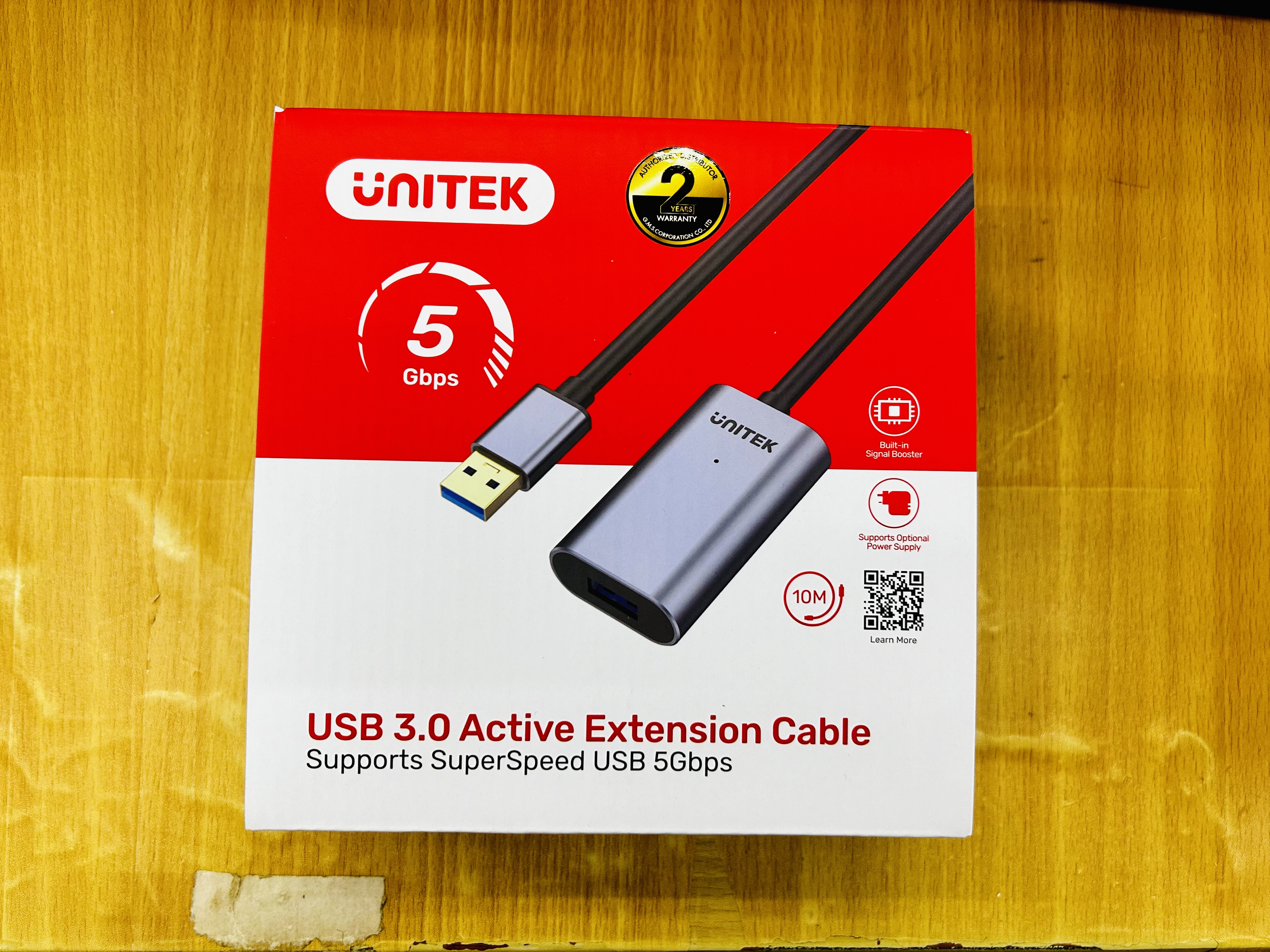 Unitek Y3005 USB3.0 Aluminium Extension Cable 10m.