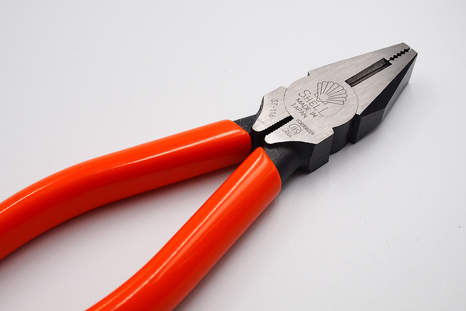 คีมปากจิ้งจก SHELL ขนาด : 6" (ST-116) , 7" (ST117) , 8" (ST-118)