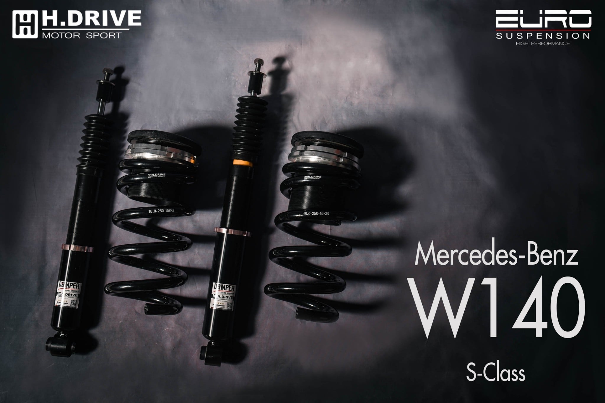 โชคอัพ HDRIVE Euro suspension รุ่น BENZ S-CLASS โฉมW140