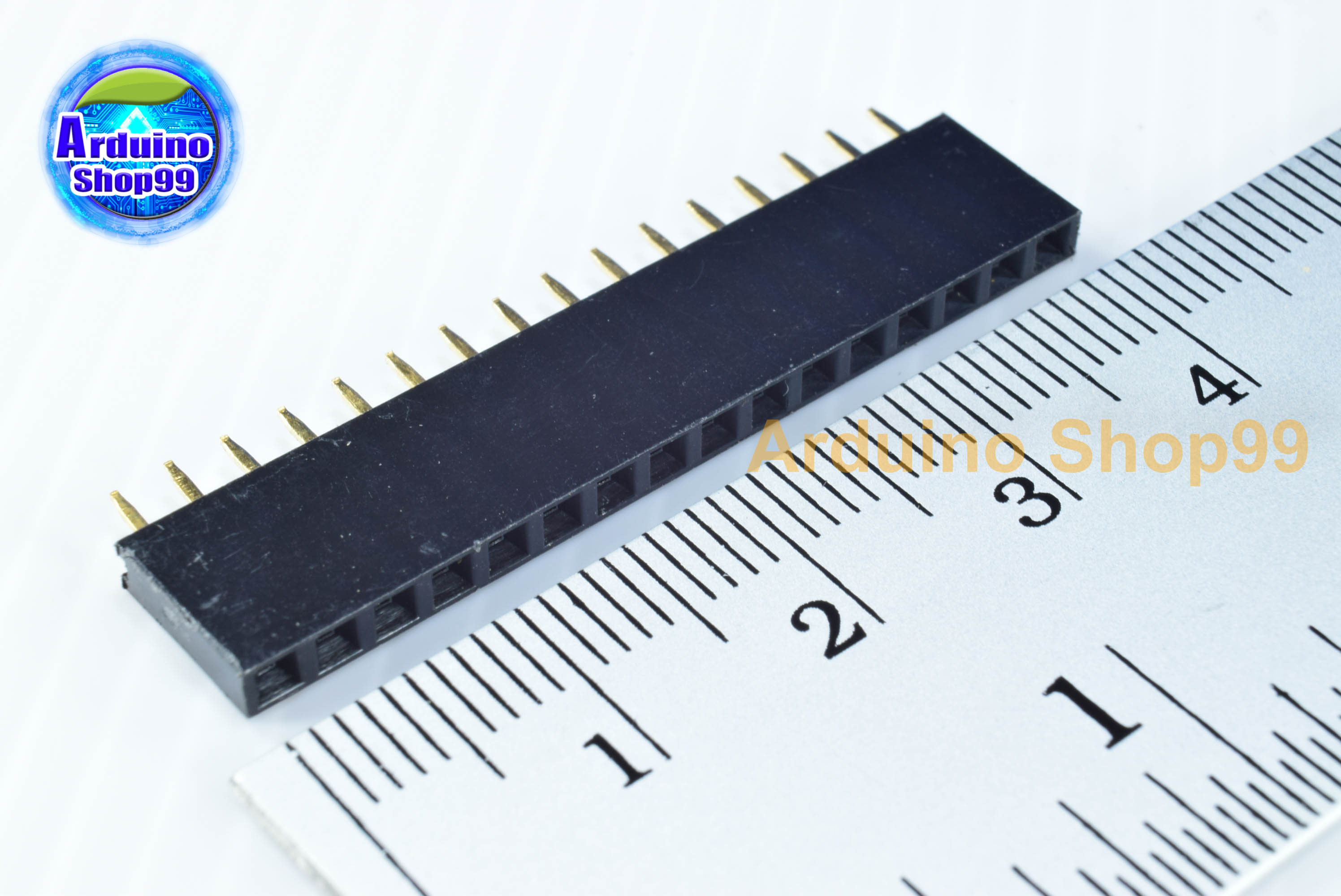 16P-Pin Socket 2.54MM single row female( 1 ชุด 6 ตัว)