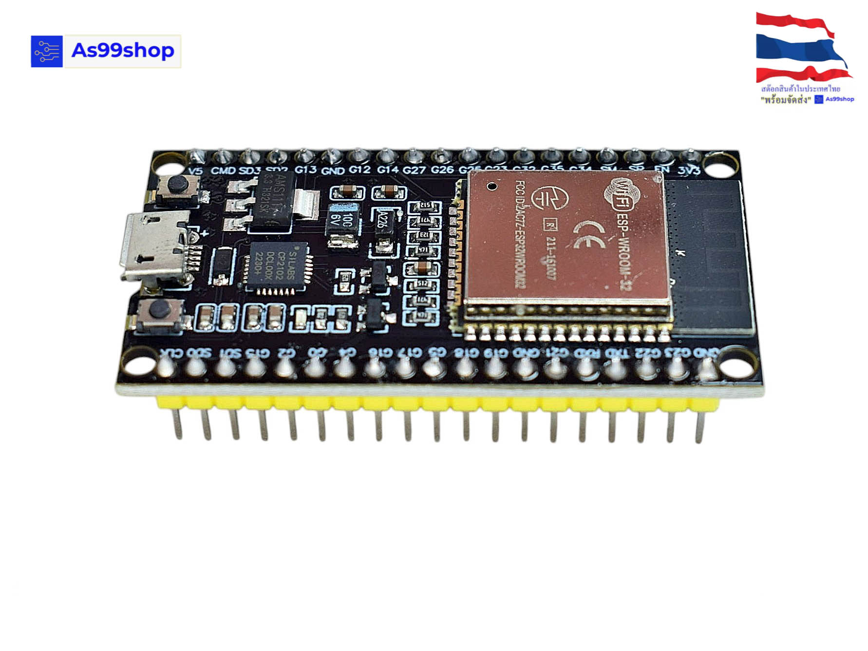 ESP32 ESP-32S ESP-WROOM-32 Wifi+Bluetooth Development Board ชิพ CP2102