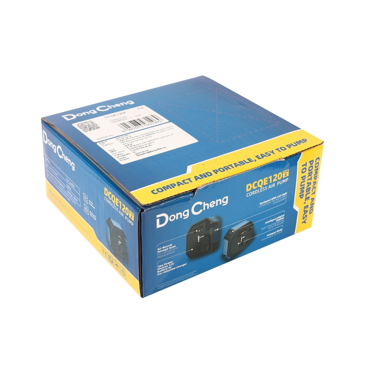 Dong Cheng DCQE120 ปั๊มลมไร้สาย 12V-Max (เครื่องเปล่า)