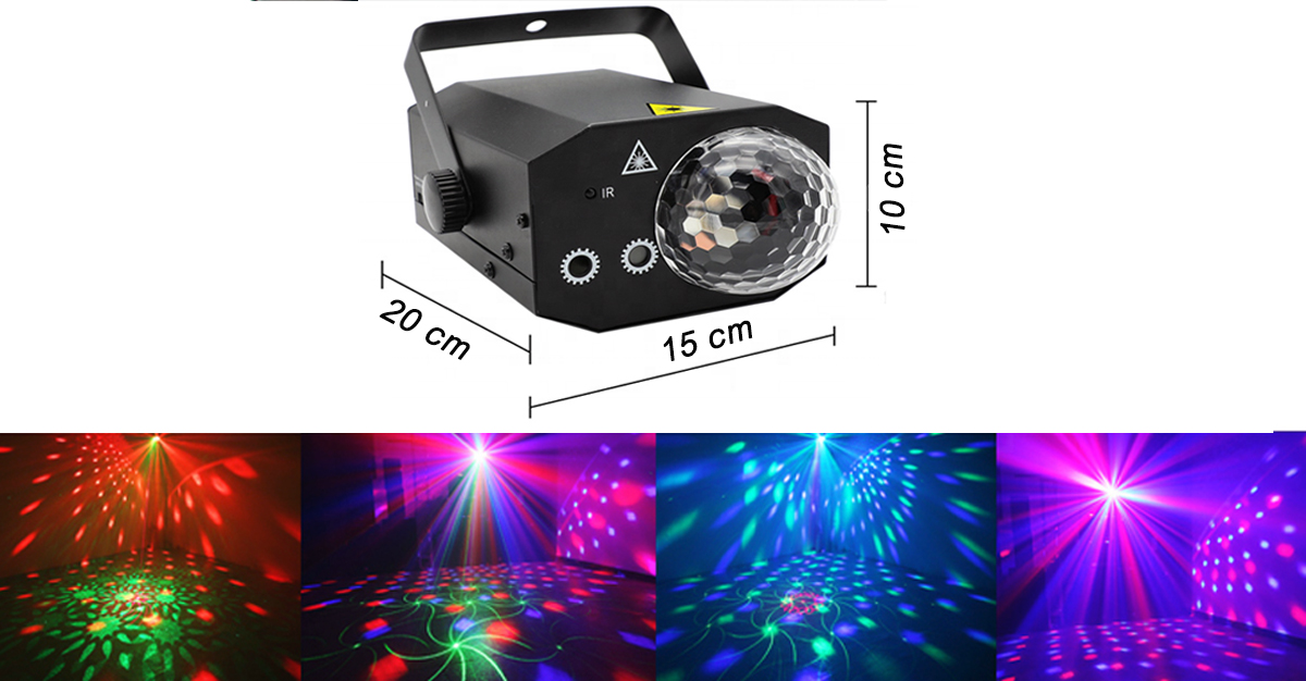 ไฟเธค เลเซอร์ เมจิกบอล รุ่นใหม่ คุณภาพดี ราคาถูก รับประกันความตื๊ด เหมาะทุกปาร์ตี้และสถานบันเทิงทุกขนาด ช่วงโปรโมชั่น ฟรีค่าขนส่ง 16in1 laser magic ball