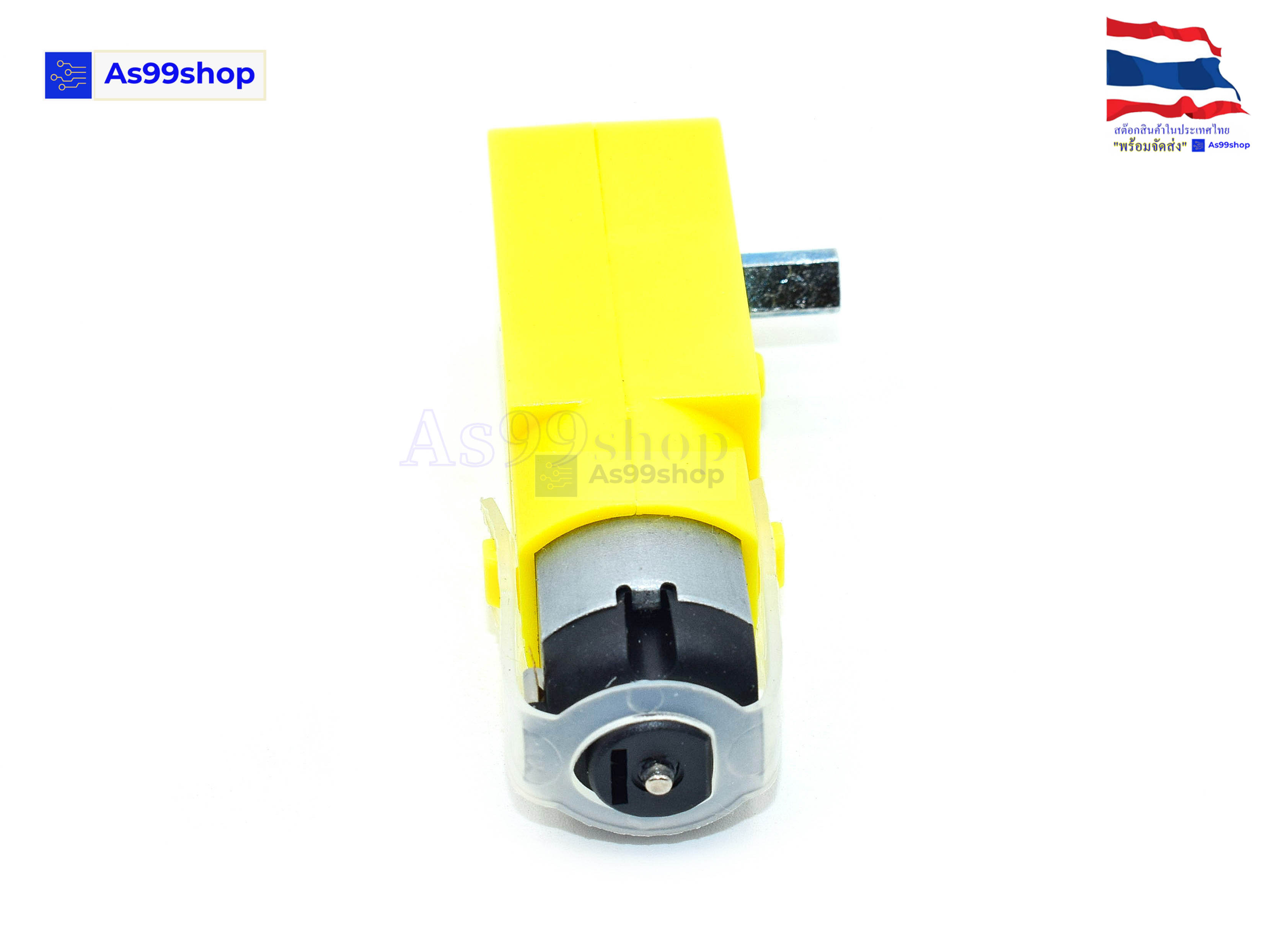 Gear Motor เกียร์มอเตอร์ 3V - 12V สำหรับ Smart Robot Car เฟืองโลหะทั้งหมด แกนเดียว 1:90