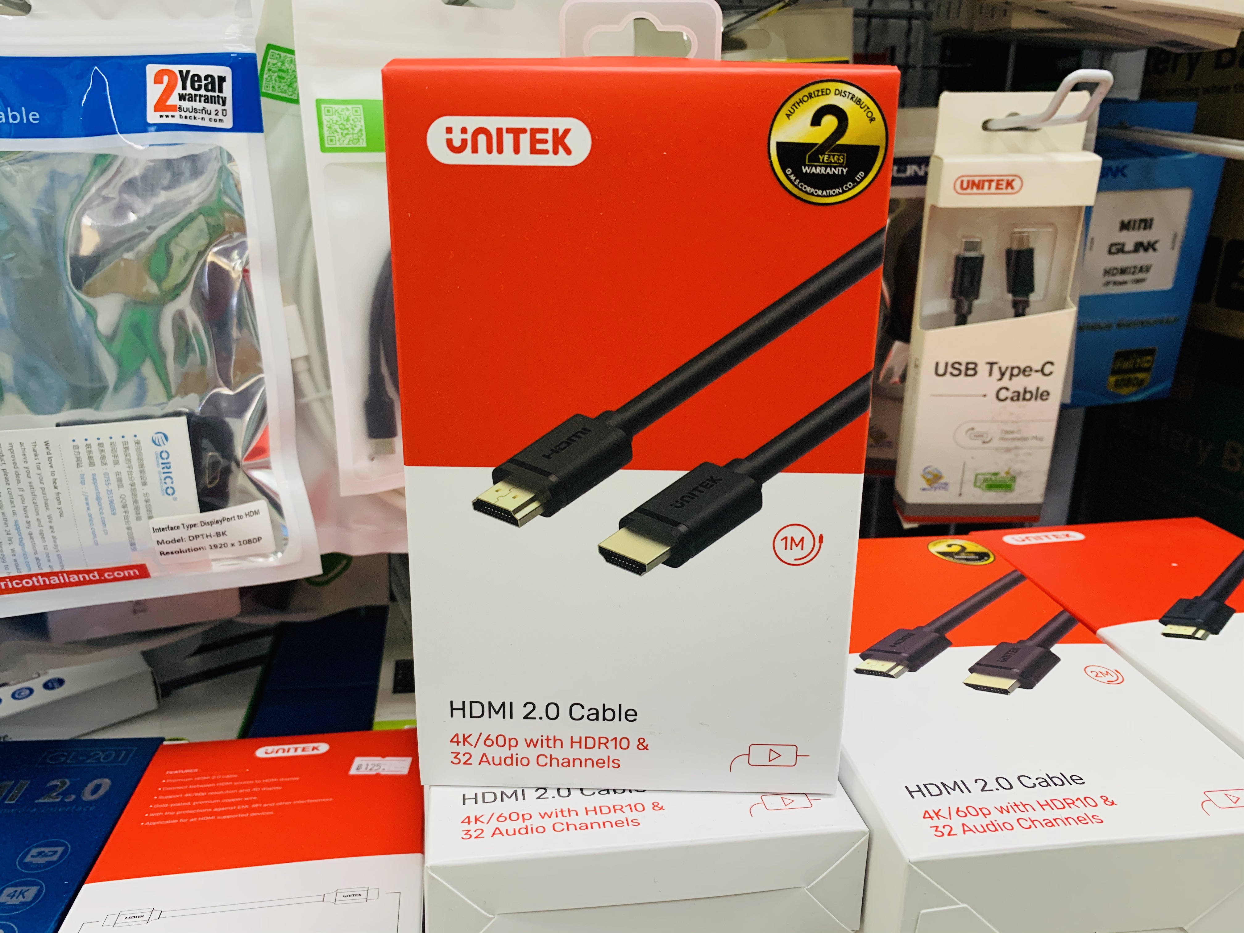 Unitek Y-C136M HDMI Cable 2.0 1m.
