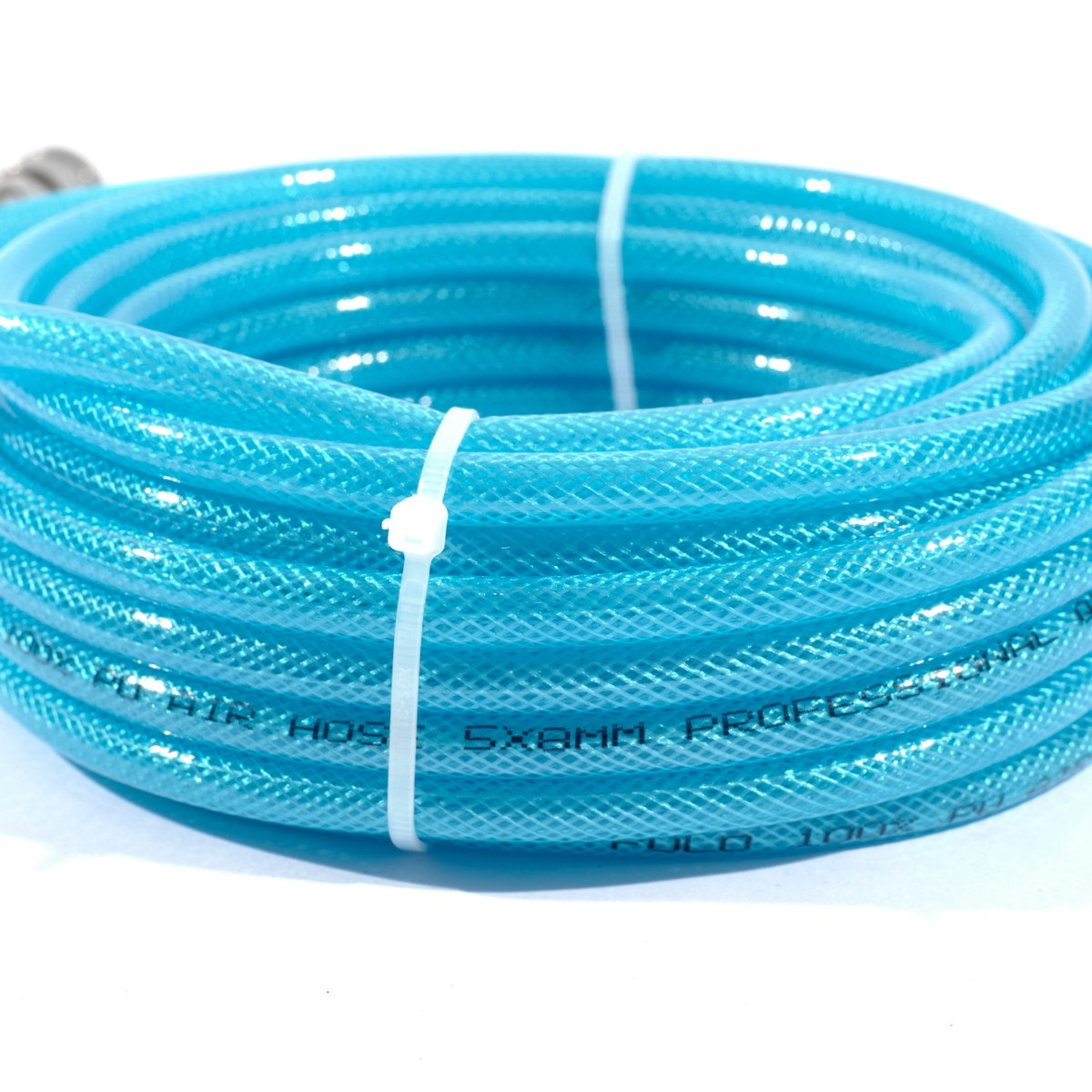 POLO สายลมใยถัก 5x8mm ยาว 10,15,20,30m แรงดันสูงสุด 15Bar