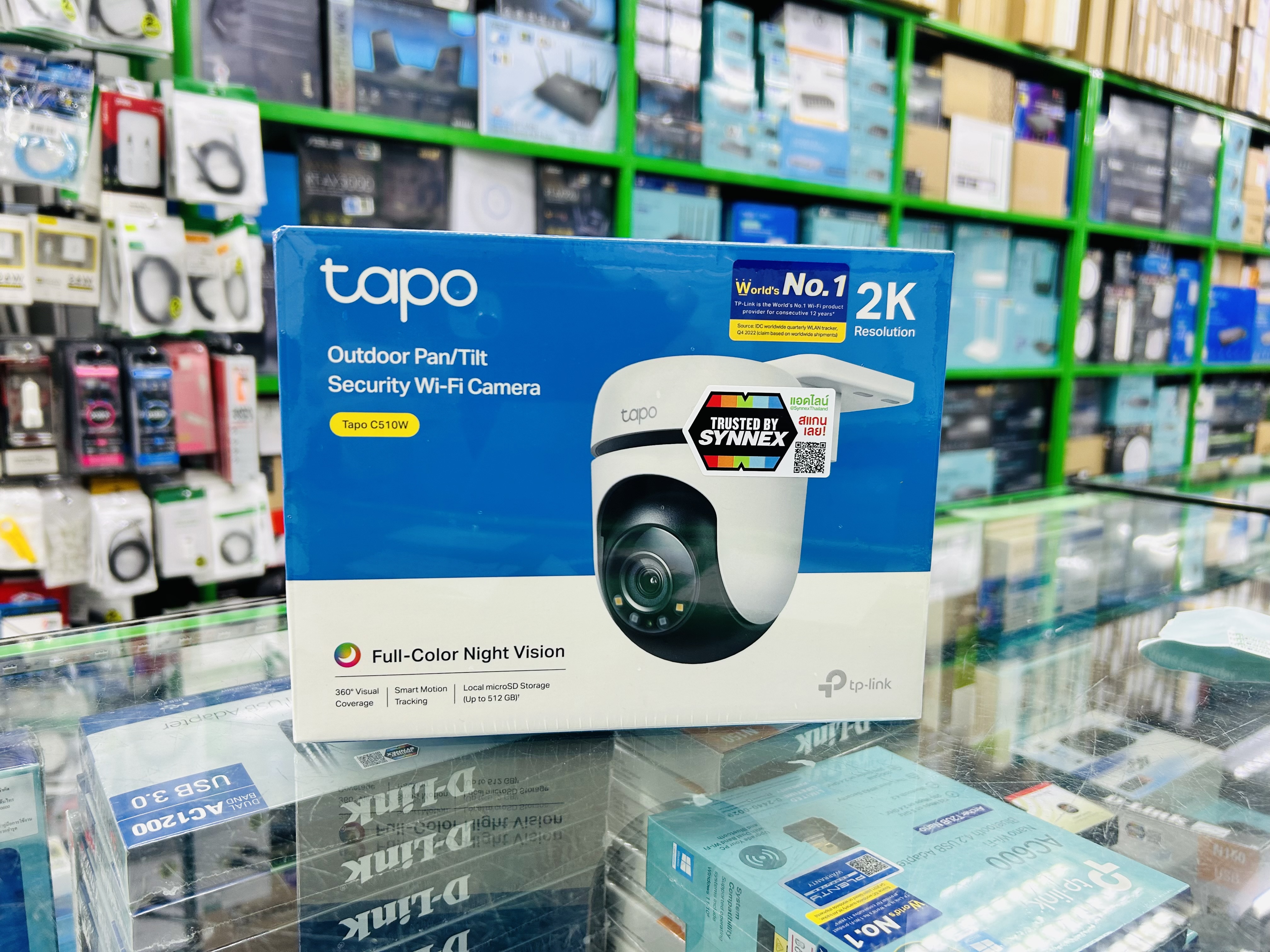 กล้องวงจรปิด TP-Link Tapo C510W Outdoor Pan/Tilt Security WiFi Camera
