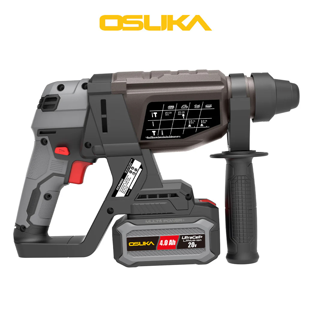 OSUKA OCRH852-M1 สว่านโรตารี่ไร้สาย 26mm 20V พร้อมแบตx1