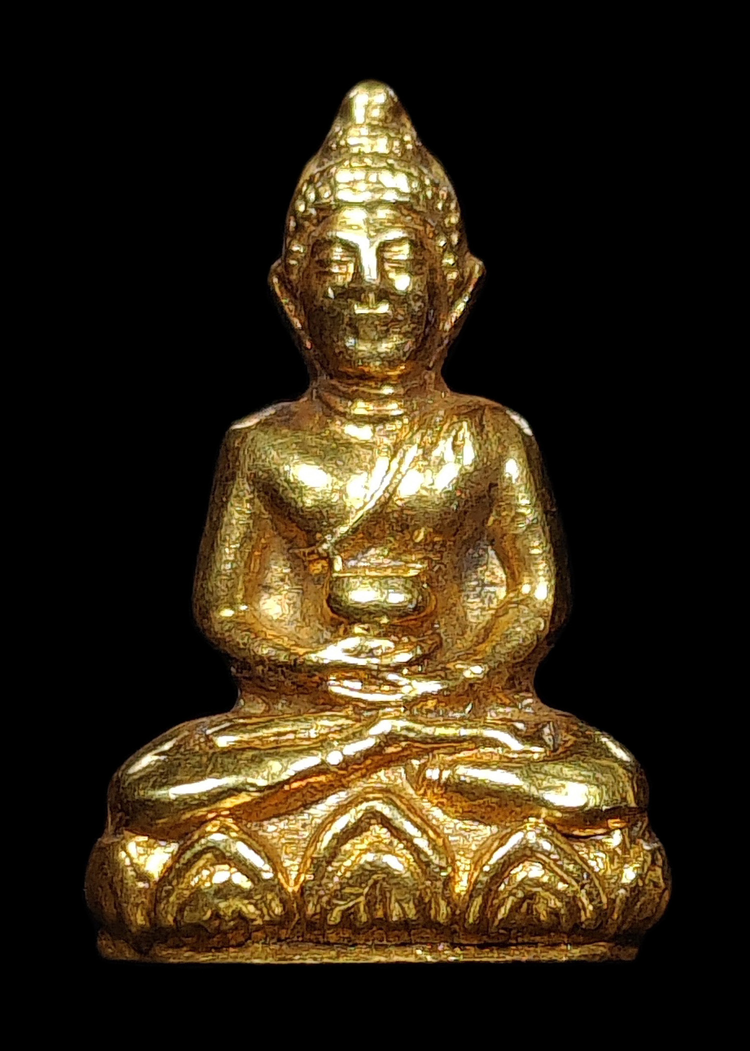 พระกริ่งร.ด. เจ้าคุณนรฯ วัดเทพศิรินทร์ เนื้อทองผสม ปี2513 ตอกโค๊ตดาบไขว้ที่ใต้ฐาน กริ่งดัง สภาพสวยเดิมๆ