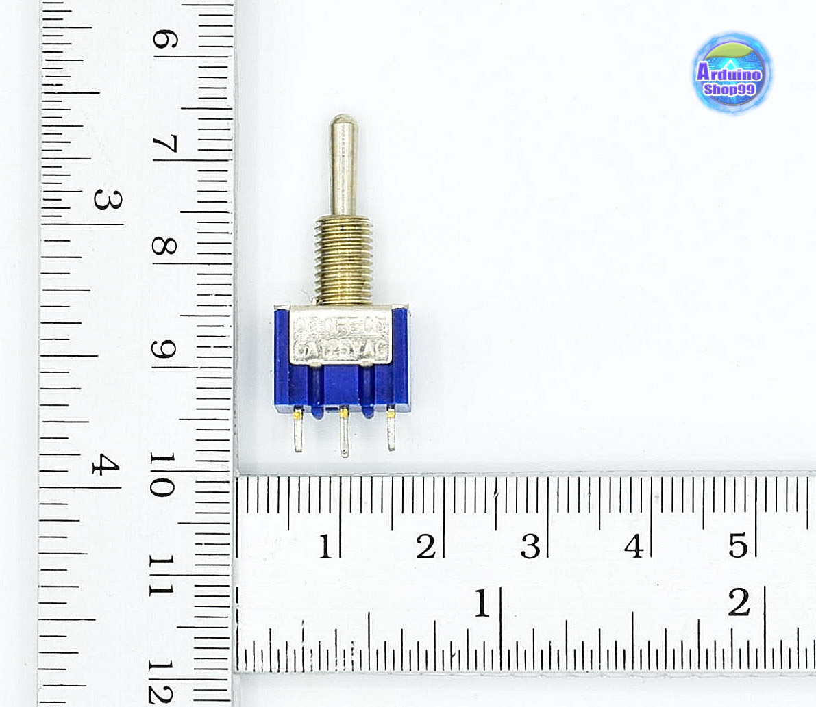 Toggle switch MTS-102 (single unit) Button switch 6A 125V / 3A 250V blue(1 ตัว)