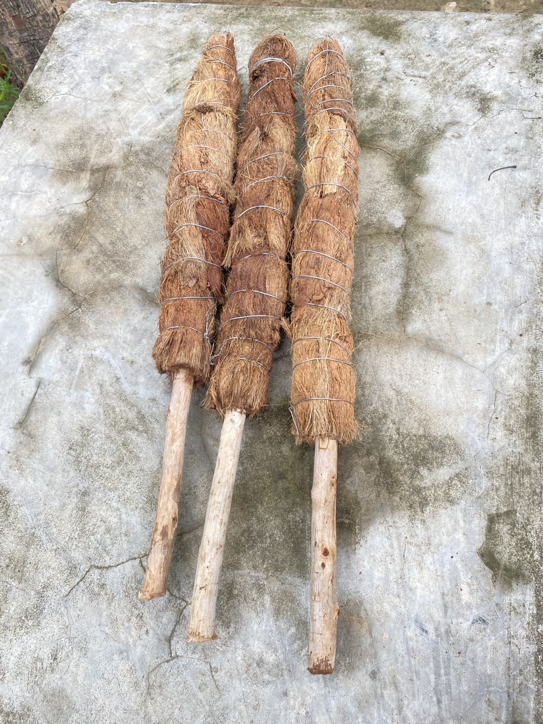 เสาไม้เลื้อยจากกาบมะพร้าวแท้