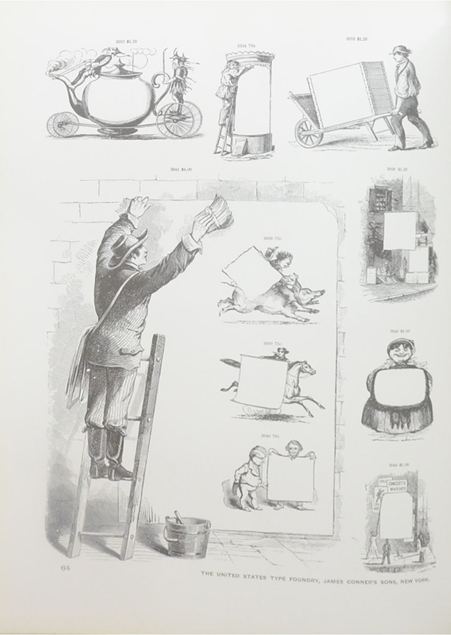 JAMES CONNER’S SONS ELEC TROTYPE SPECIMENS 1888