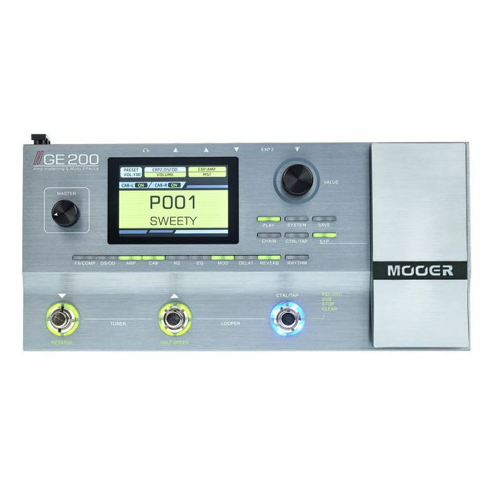 Mooer GE200 Amp Modelling, Synth & Multi Effects Pedal