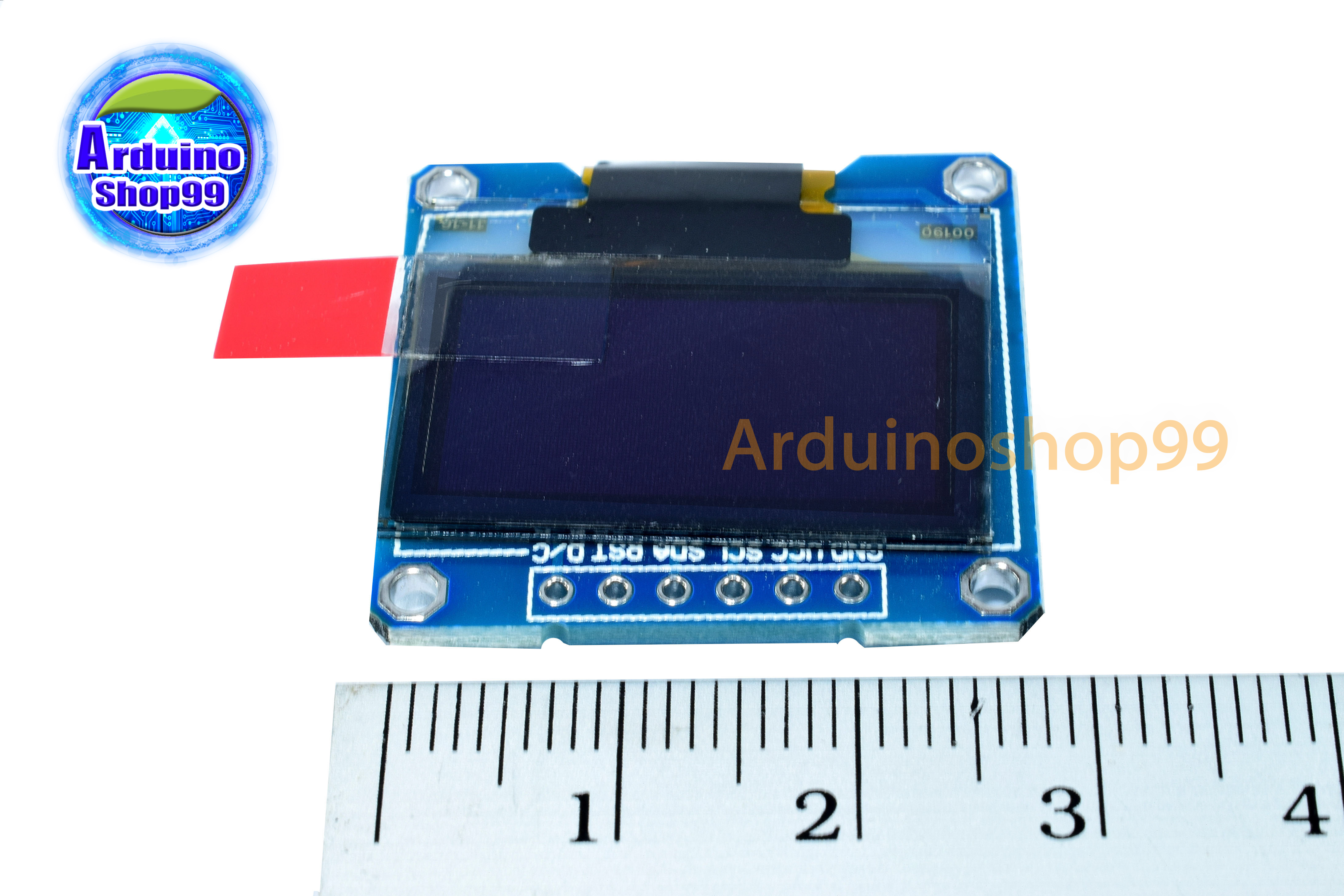 จอแสดงผล OLED ขนาด 0.96 นิ้ว แบบ SPI สีขาว