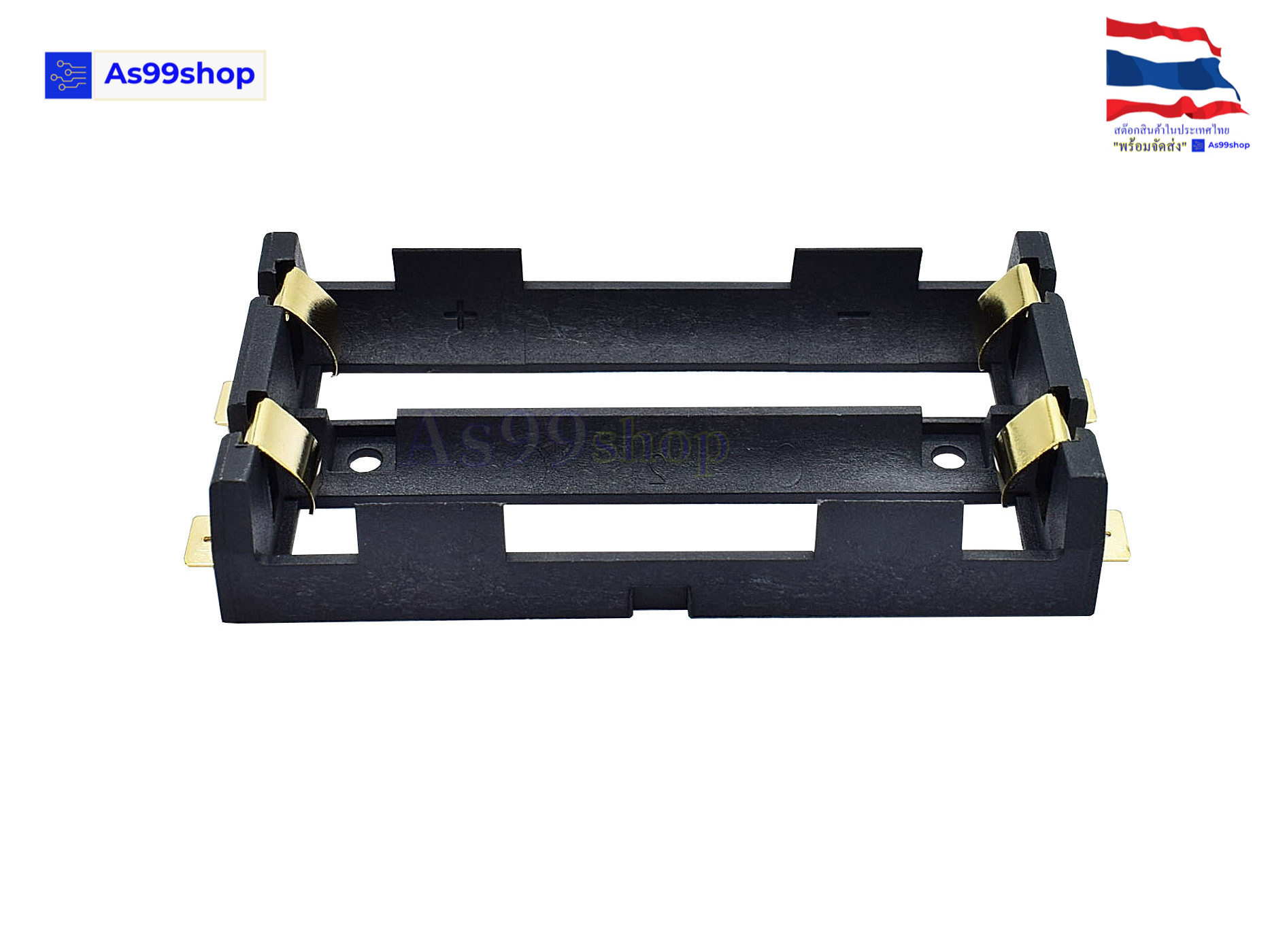 รังถ่าน 18650 Battery Holder - SMD- 2 Cell