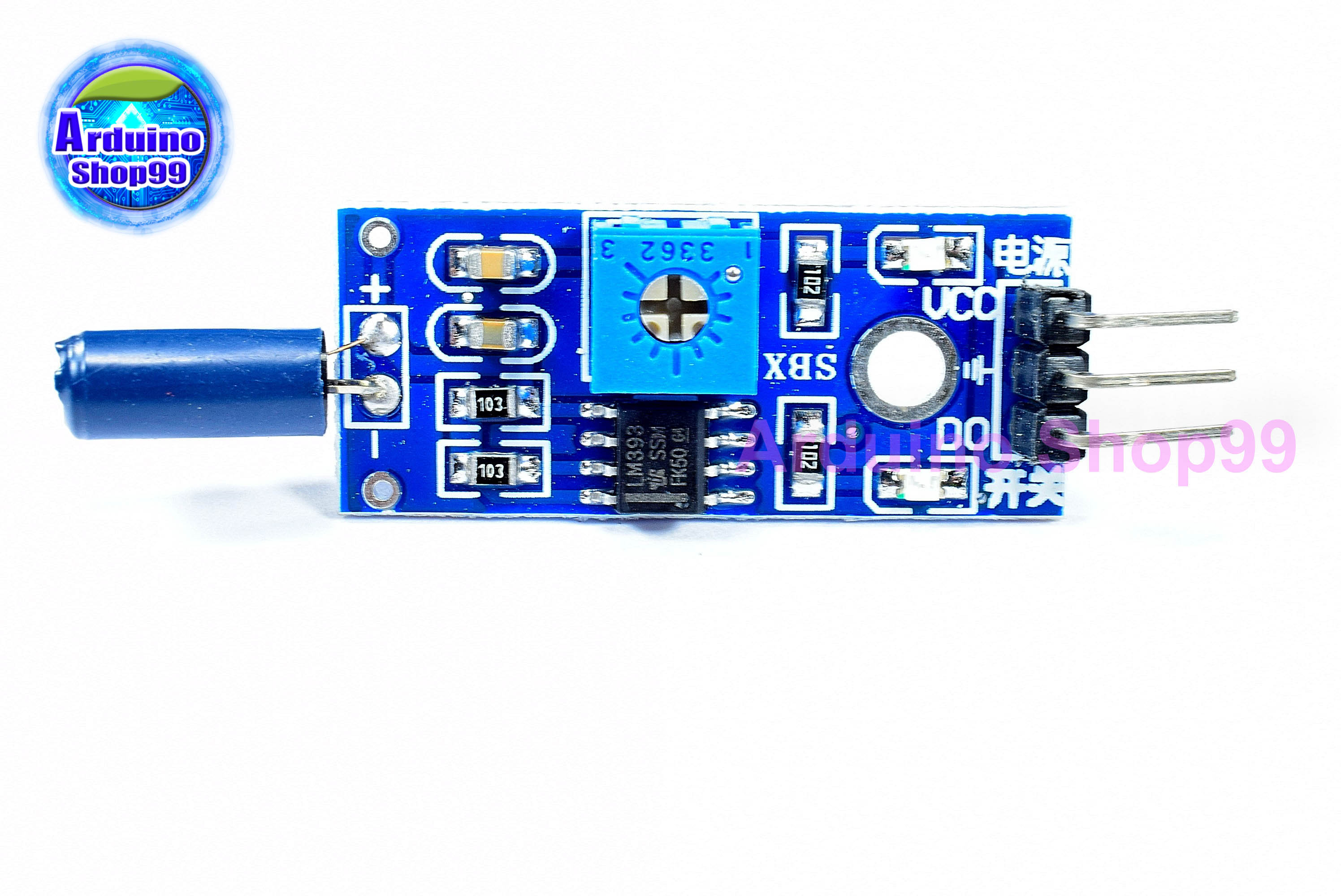 Highly sensitive vibration sensor module SW-1801P