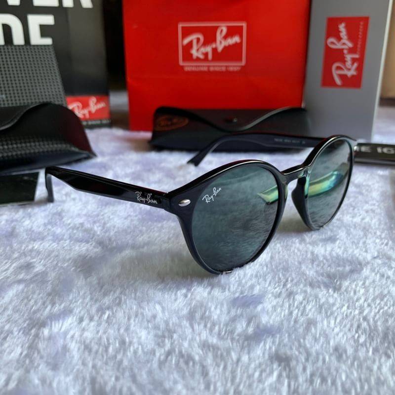 #olsrayban Rb2180 Rayban round ทรงแคทอาย วัสดุหุ้มโลหะ งานทน สวย งานเกรด Hi end ปั้มโลโก้ทุกจุด เทียบแท้1:1 Sz. 50-21 mm Col. กระ , ดำ อุปกรณ์ครบเซทใหญ่ตามแบรนด์ : Full set ✅รับประกันความพอใจ👍🏼 ***ถ่ายจากสินค้าจริง เกรด