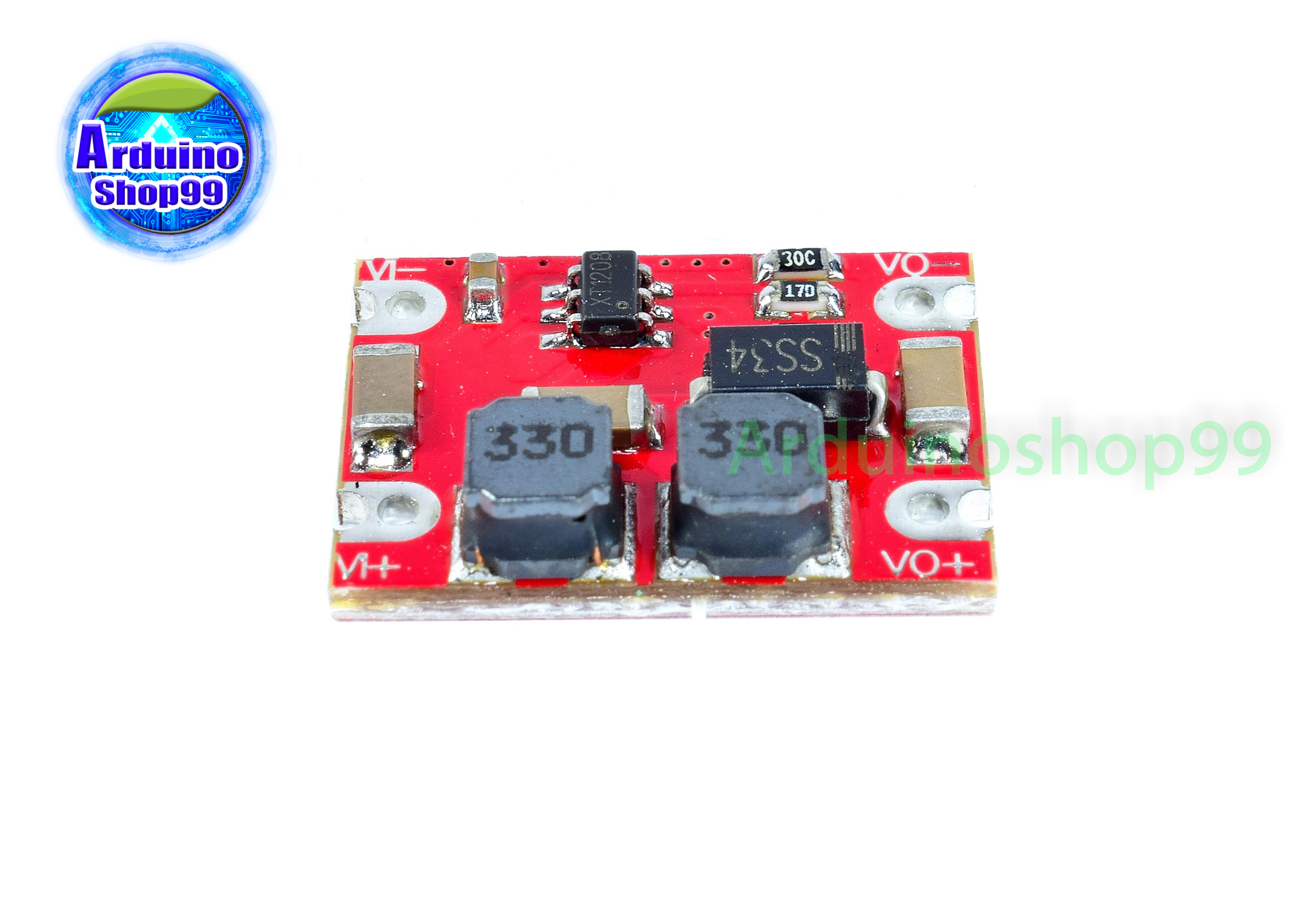 DC-DC automatic step-up and step-down module 2.5V-15V to 5V fixed output small volume power module