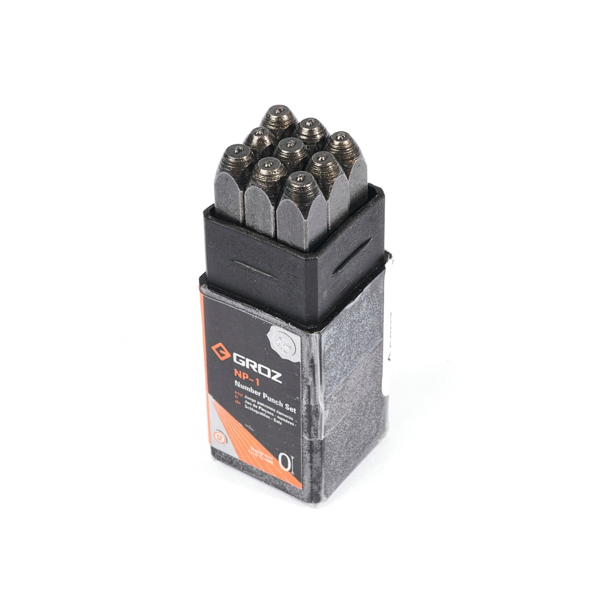 GROZ เหล็กตอกตัวเลข 1-12mm ความแข็ง 58-62 HRC