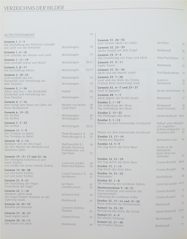 DIE BIBEL IN DER KUNST (ภาพสีตลอดทั้งเล่ม)