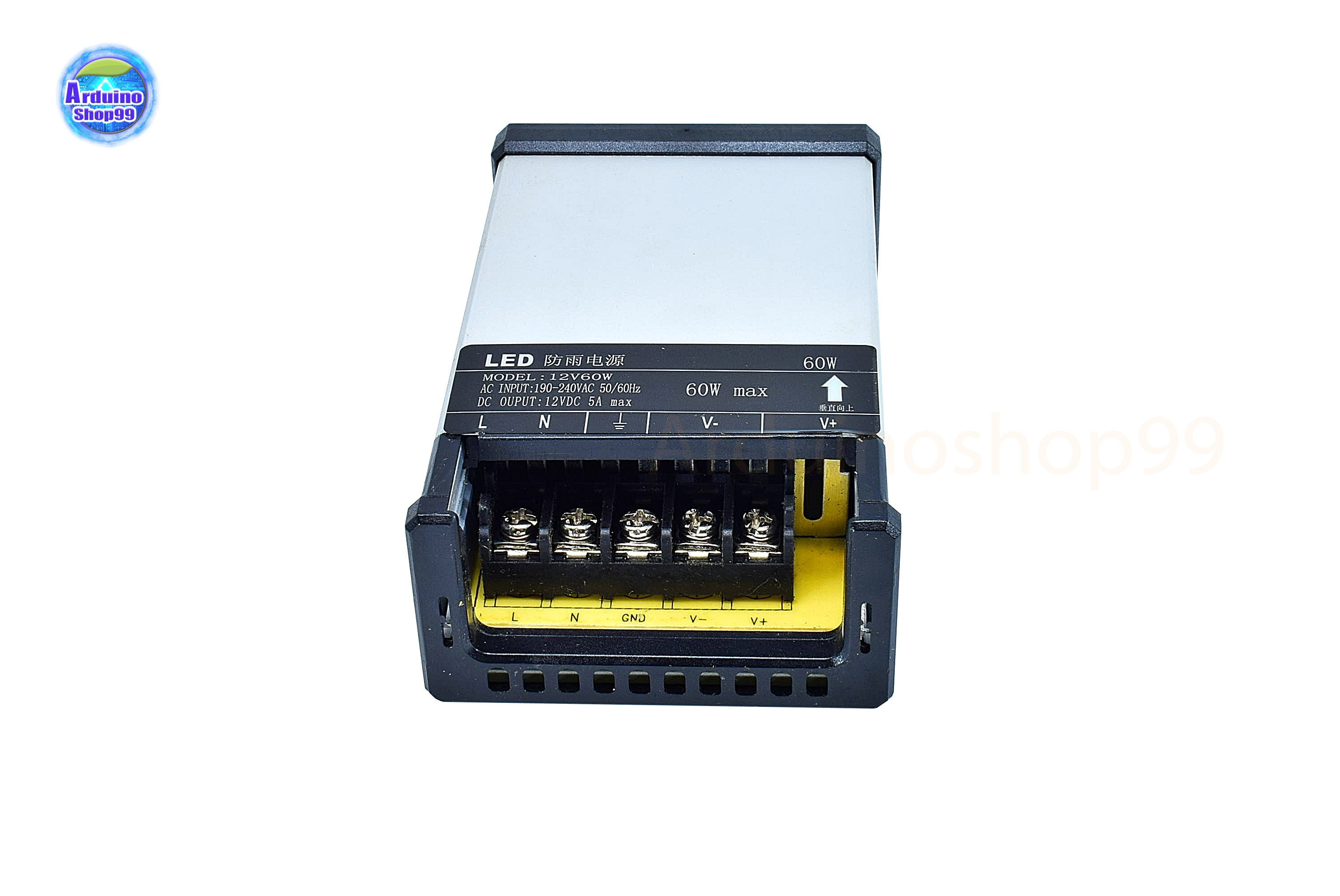 สวิตชิ่งเพาเวอร์ซัพพลาย Rainproof Switching Power Supply 12V 5A 60W