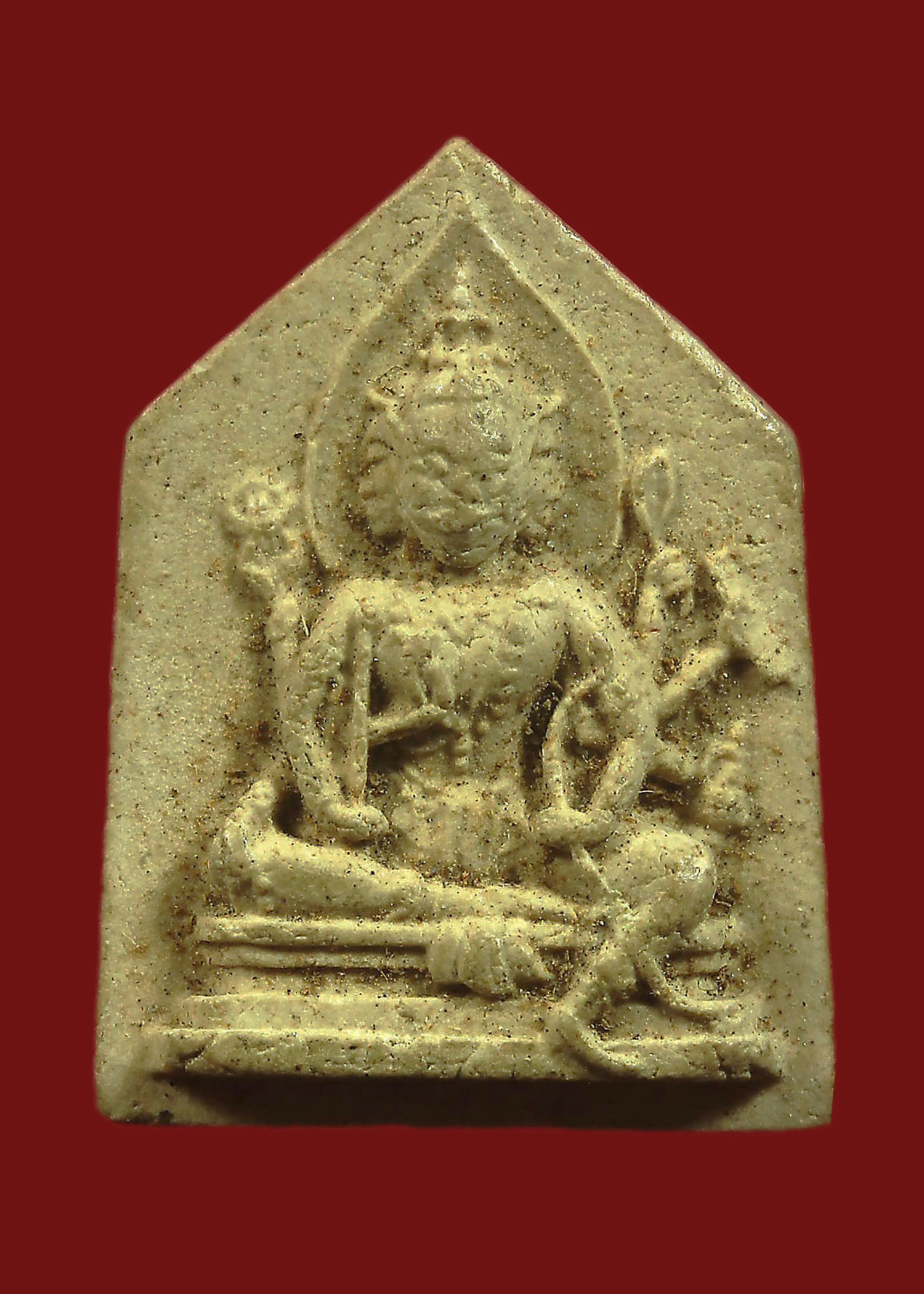 พระพรหม หลวงพ่อพรหม วัดขนอนเหนือ อยุธยา พิมพ์ห้าเหลี่ยมเล็ก สภาพสวยเดิมๆ หายากครับ