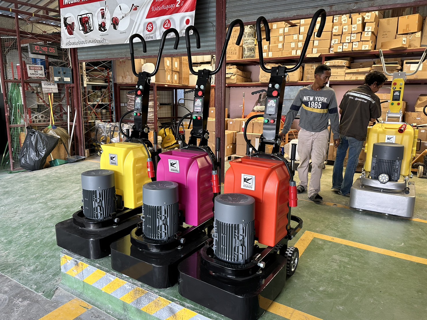KMAN-Polish Machine GP1258-380V. (เครื่องขัดพื้นเอกนกประสงค์ 12ใบขัด)