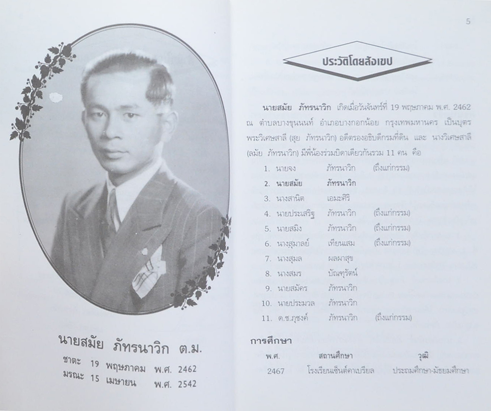 นายสมัย ภัทรนาวิก (สรรพคุณสมุนไพรในครัวเรือน)