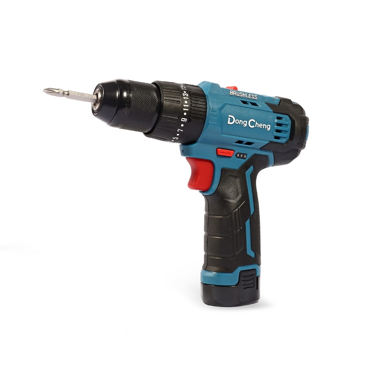 Dong Cheng DCJZ23-10i-EK สว่านกระแทกไร้สาย 10mm 12V แบตx2