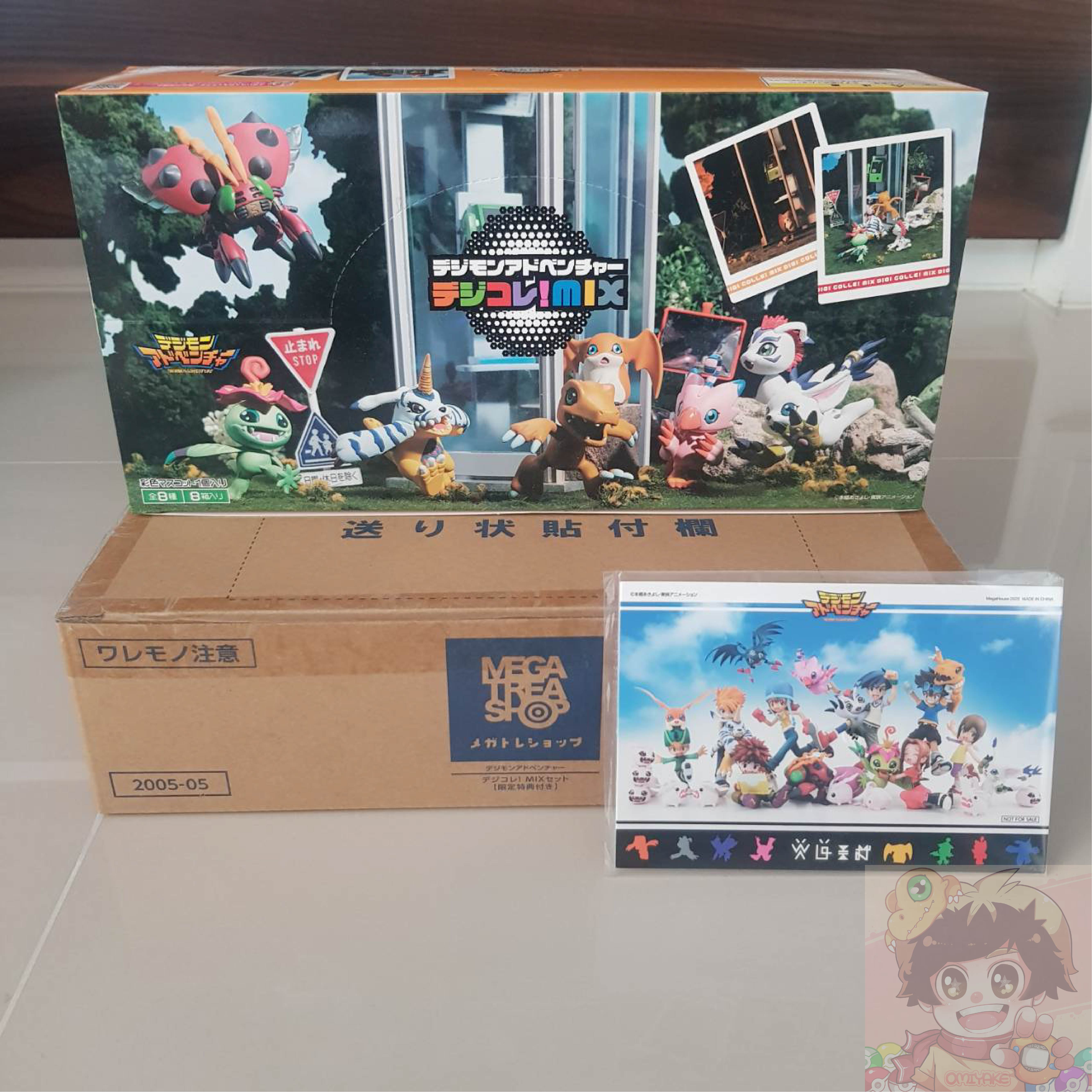 Bandai MEGAHOUSE Digimon Adventure DigiColle! MIX SET 8Pack ดิจิม่อน[LIMITED][Exclusive ได้ดิจิม่อน 8 ตัว + ภาพLimited]