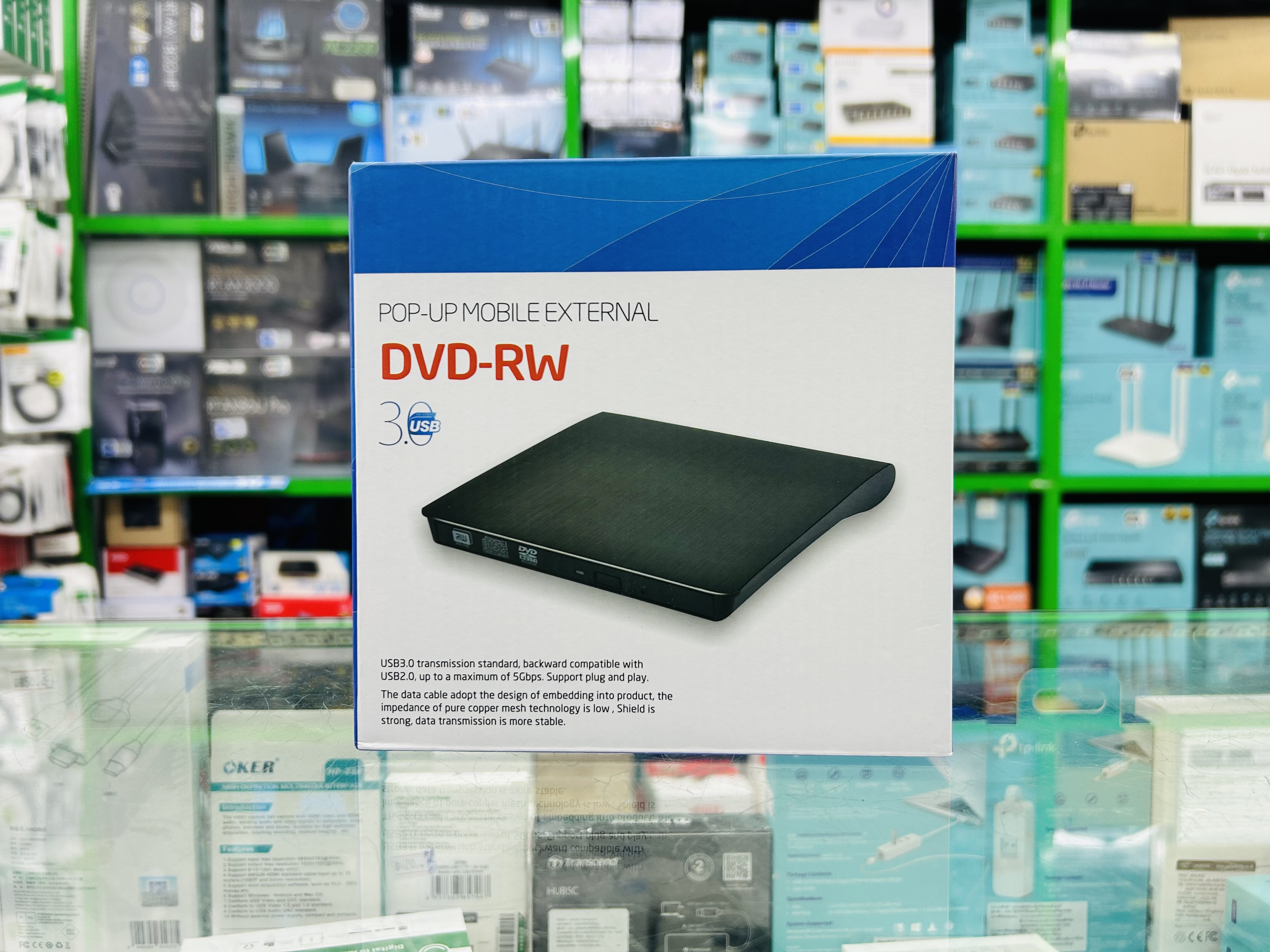 POP-UP Mobile External DVD-RW USB3.0