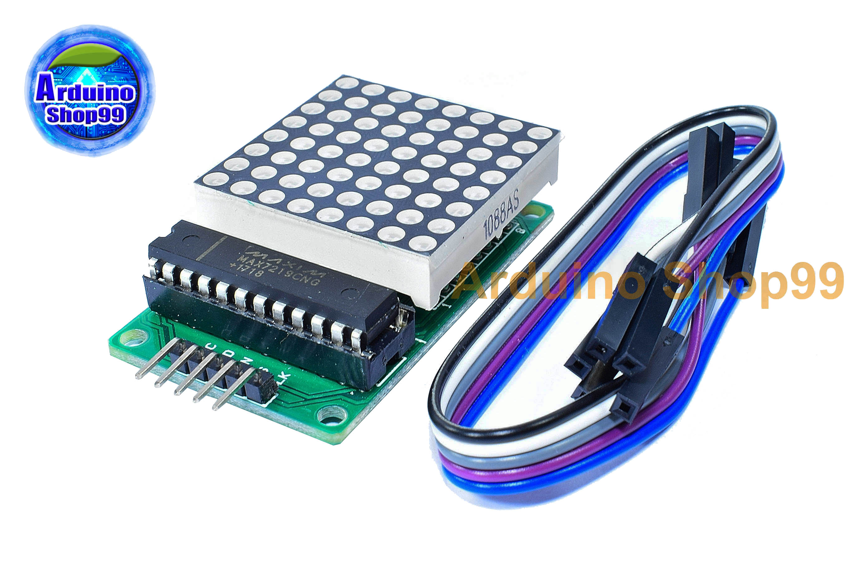 MAX7219 dot matrix module control module