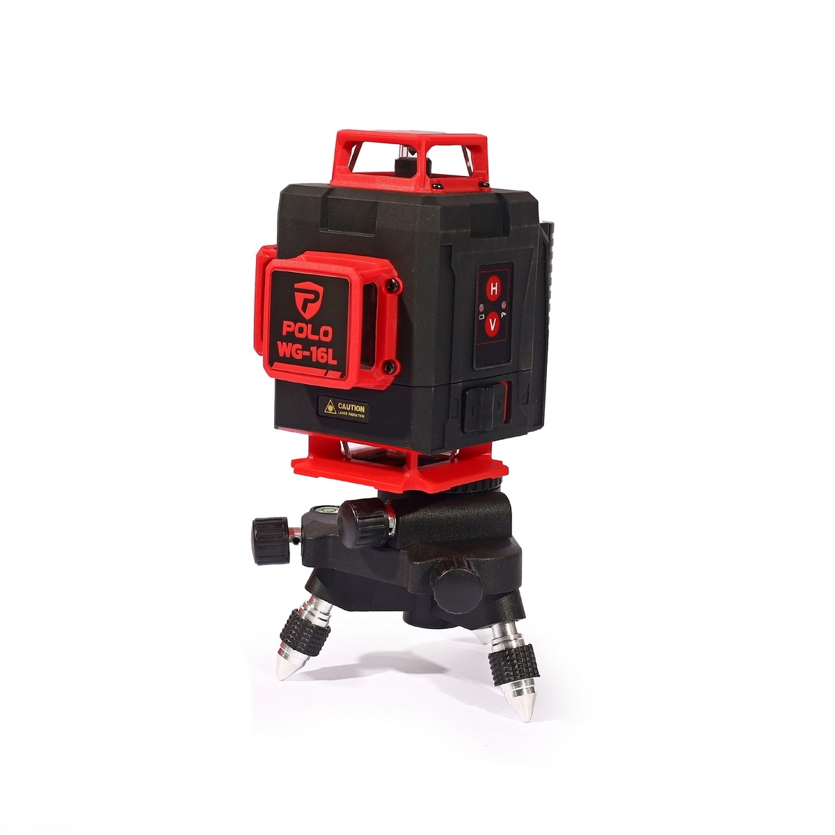 POLO WG-16L เครื่องวัดระดับเลเซอร์ แสงสีเขียว 16 เส้น 4 มิติ พร้อมขาตั้ง 1.2m สำหรับภายในอาคาร หรือในที่ร่ม