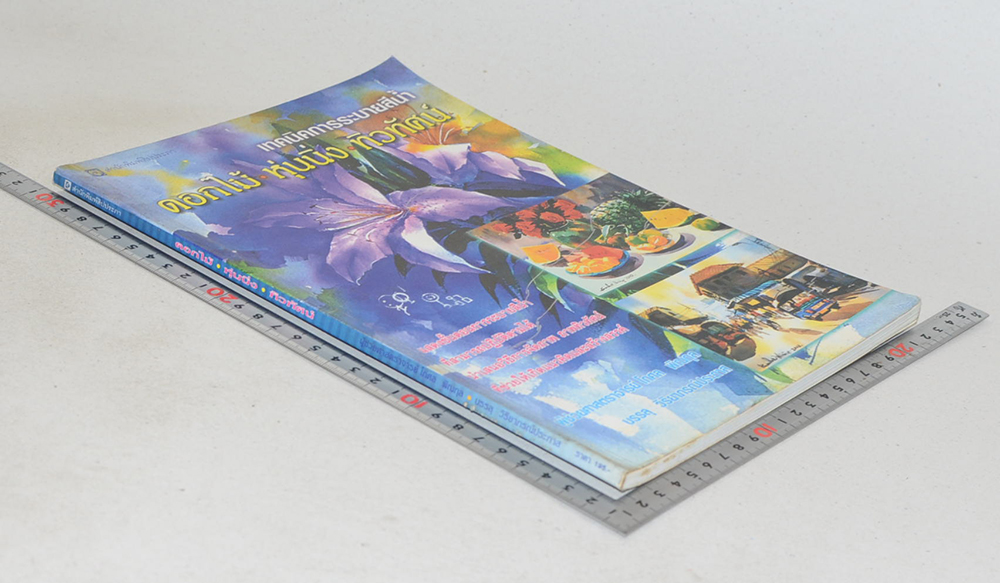 เทคนิคการระบายสีน้ำ ดอกไม้ หุ่นนิ่ง ทิวทัศน์