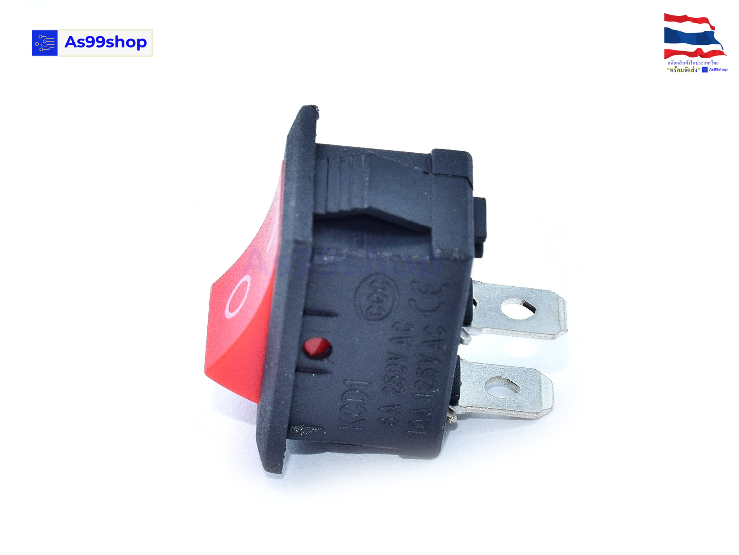 KCD1 Switch 6A-10A 250V 2Pin (2 ตัว)