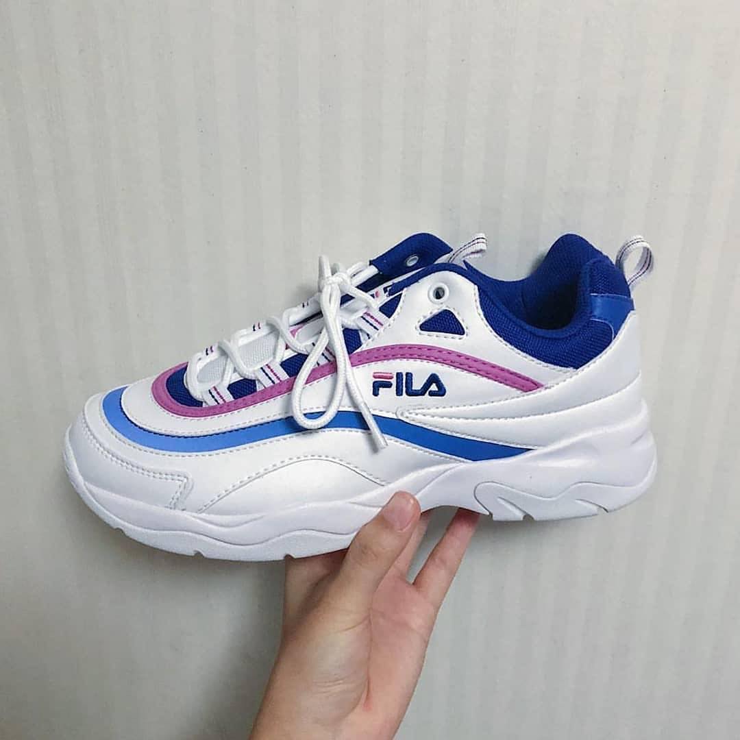 FILA Ray ขาวฟ้าม่วง