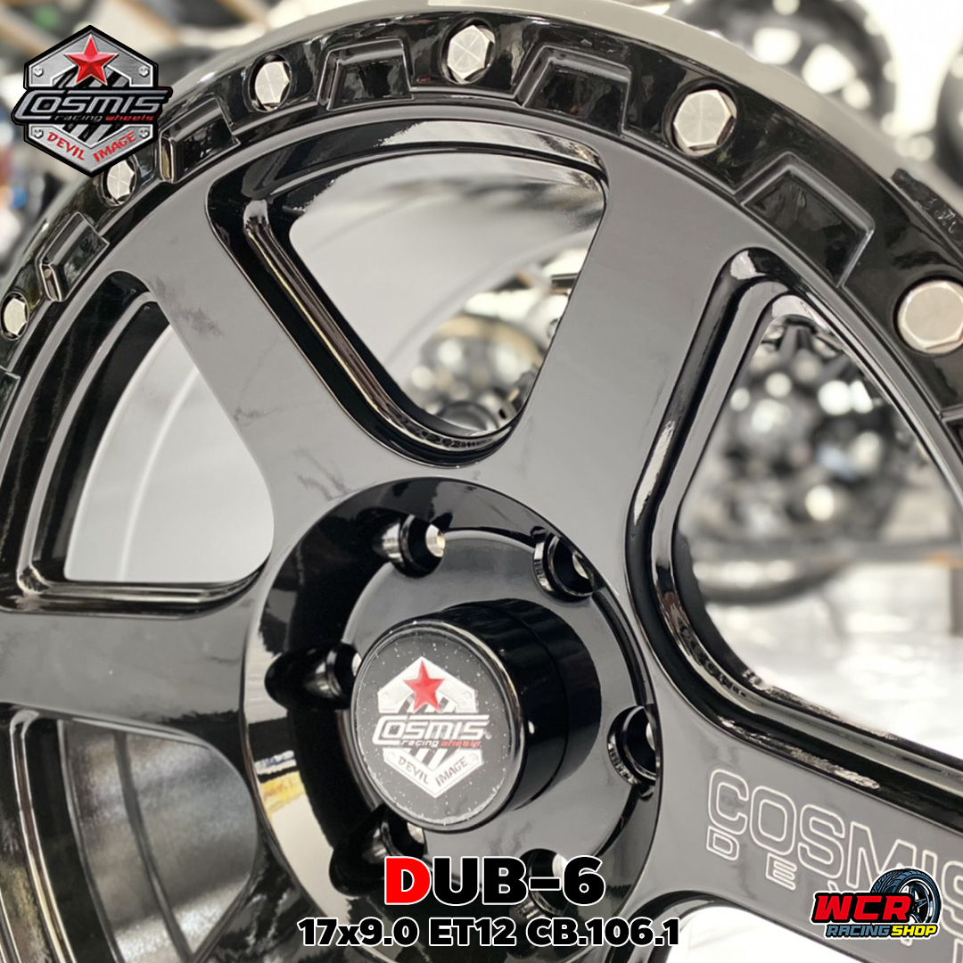 Cosmis Dub-6 17X9.0 6X139.7 ET12 CB.106.1 GLOSSBLACK+XZ