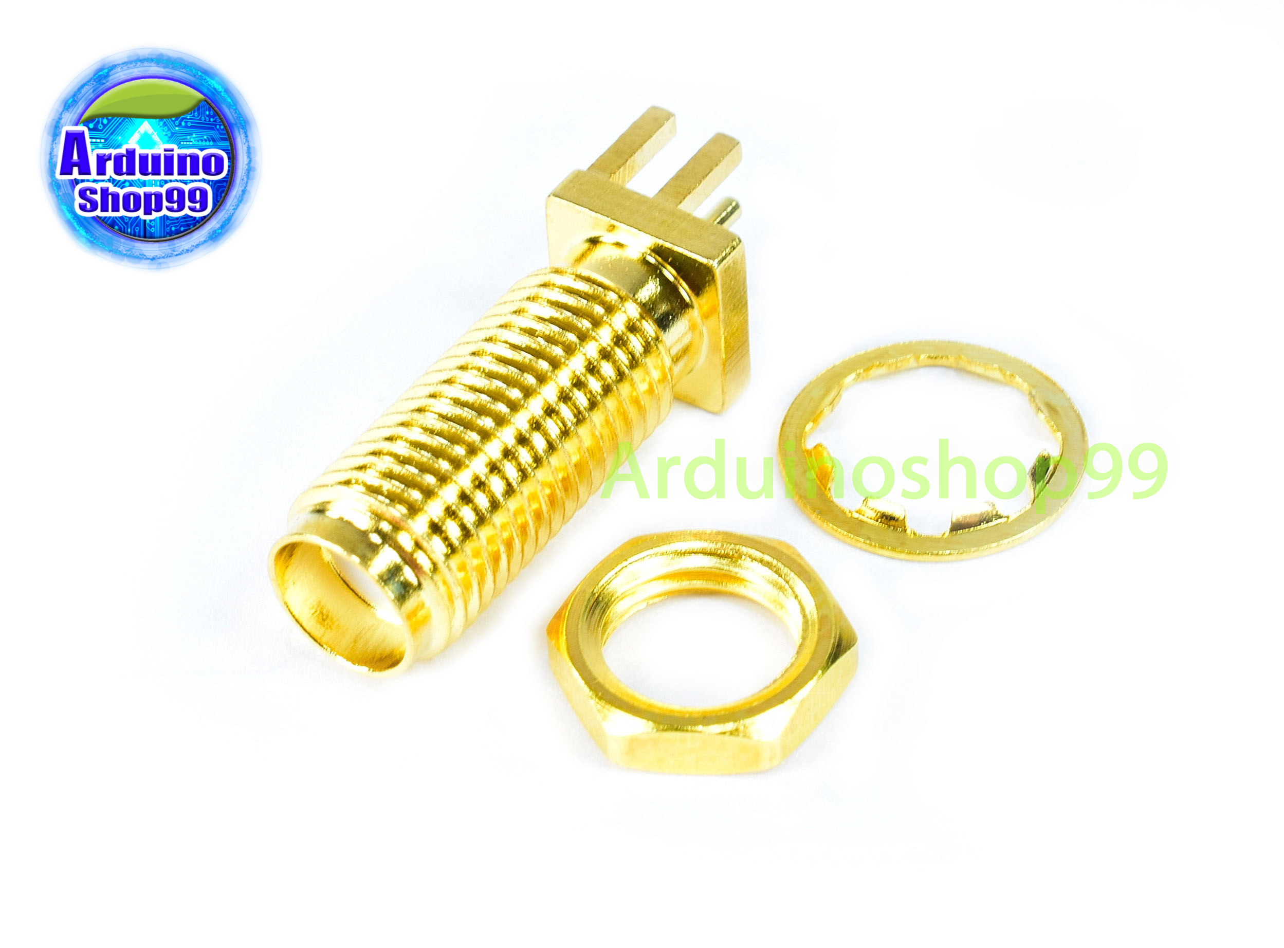 SMA Female Jack Panel Mount to Connector SMA-KE 13