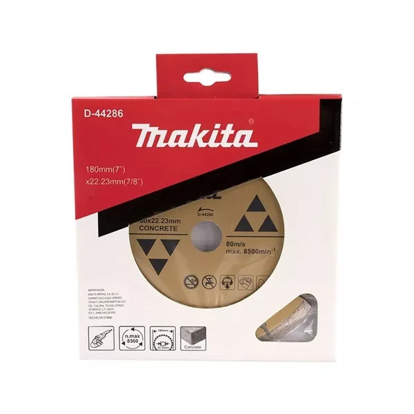 MAKITA D-44286 ใบเพชร 7" แห้ง ร่อง-ทอง