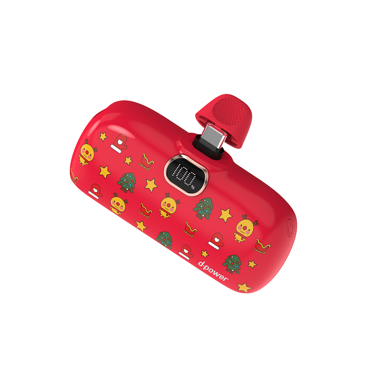 d-power พาวเวอร์เเบงค์ รุ่น S28 ความจุ 5200mAh ชาร์จเร็ว PD20W มีปลั๊กชาร์จในตัว (มอก.2879-2560) รับประกัน 1 ปี