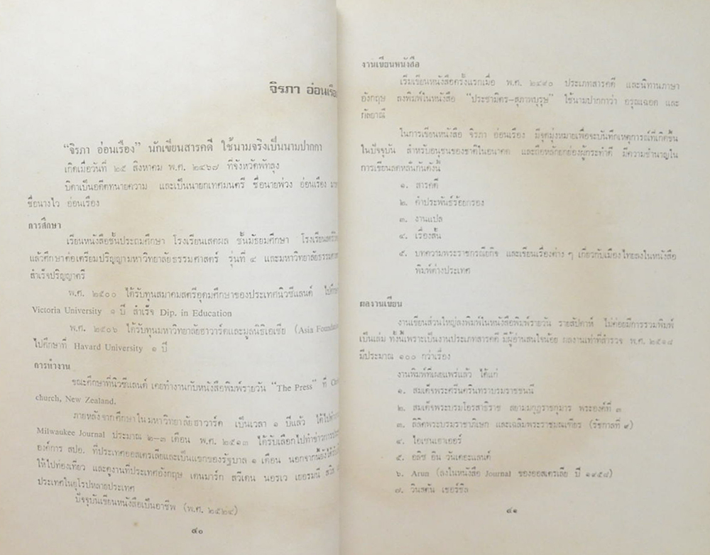 ประวัตินักเขียนไทย เล่ม 1 พ.ศ. 2524