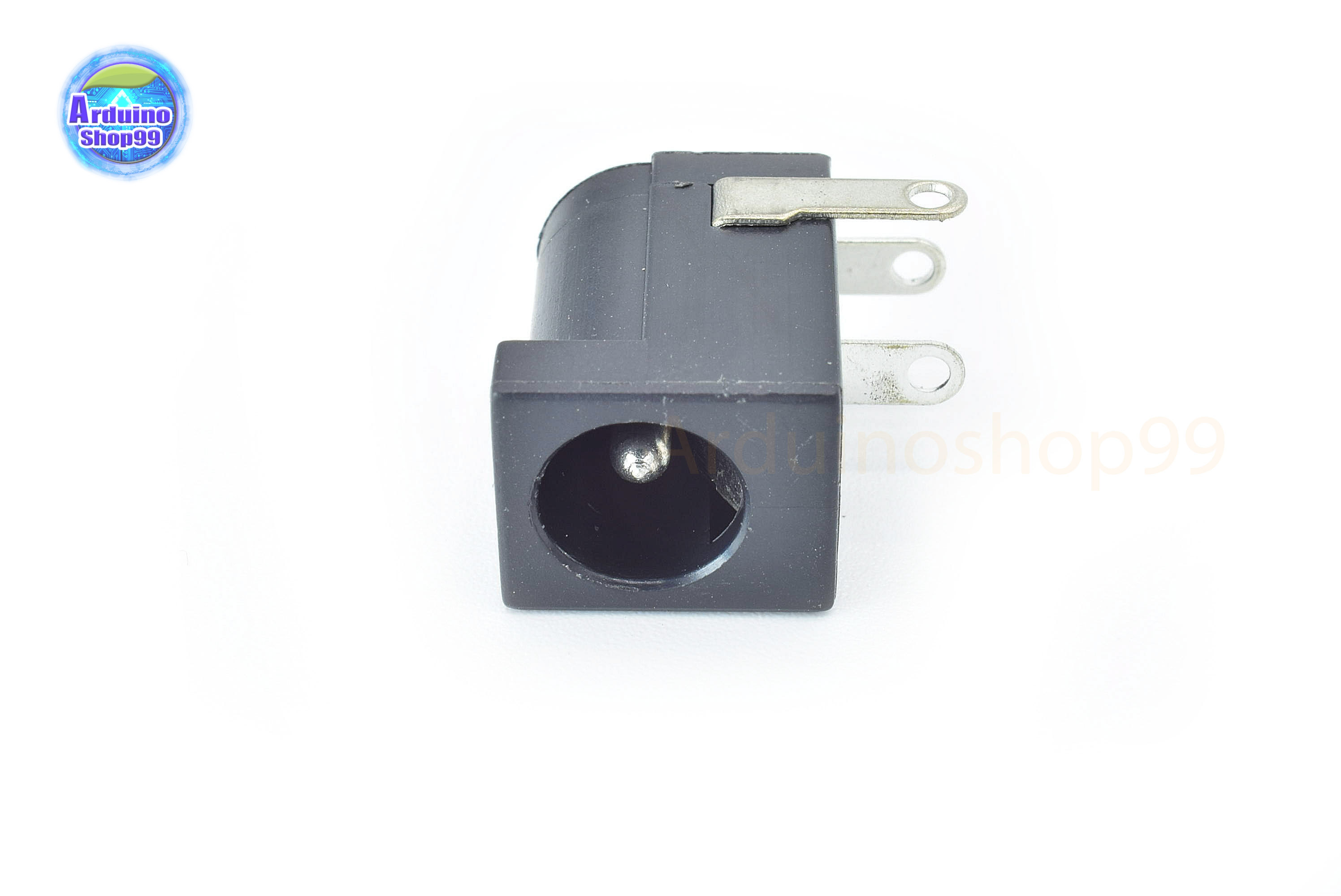 DC002 3 Pin Black Power Jack Socket Connector 5.5 * 2.1 mm.