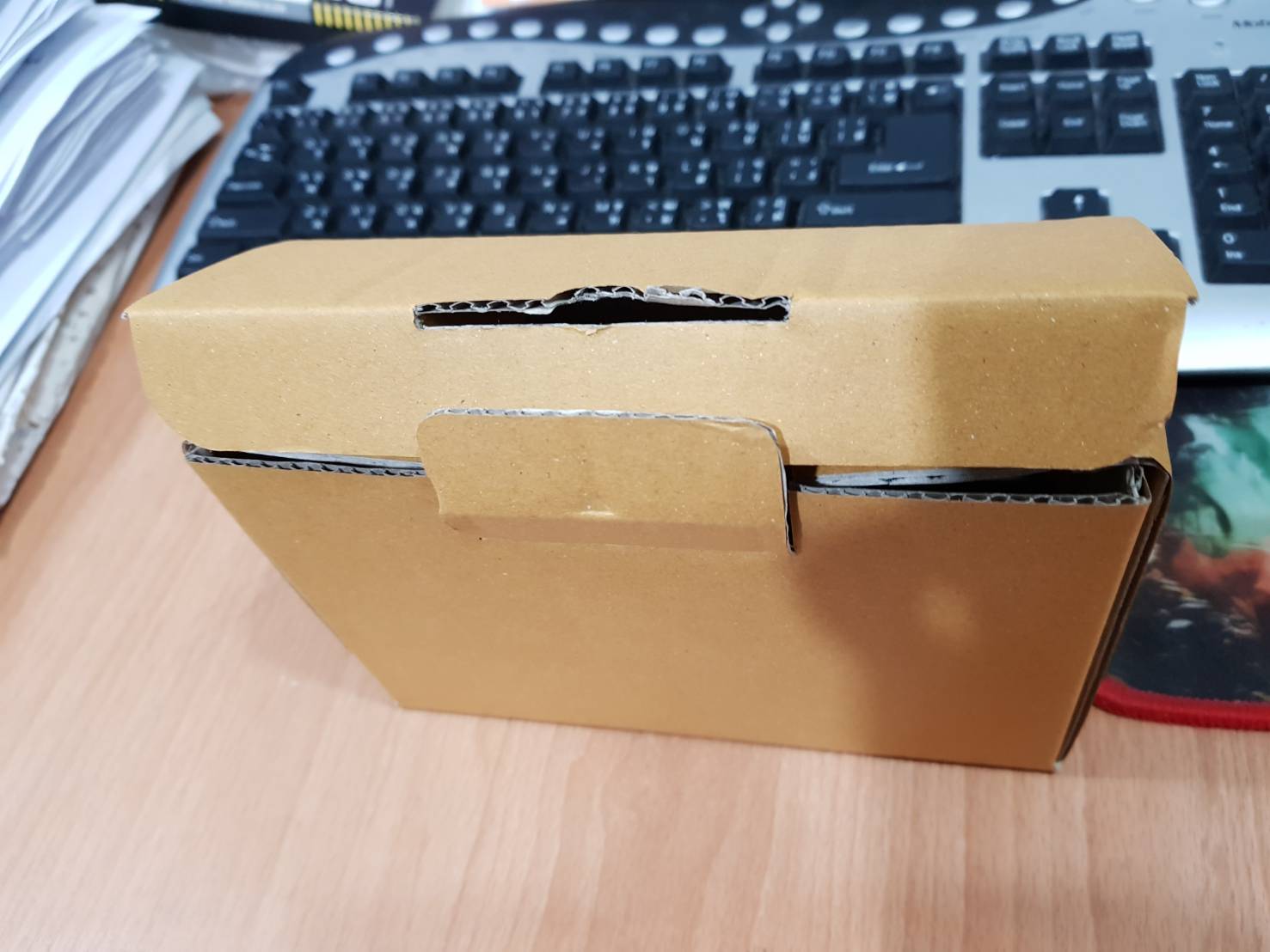 กล่องไปรษณีย์ไดคัทกระดาษลูกฟูก ขนาด 00 กล่องพัสดุไดคัทราคาส่ง-กล่องส่งไปรษณีย์ราคาถูกเบอร์ ศูนย์ศูนย์(00)