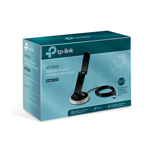TP-Link AC1900 High Gain Wireless Dual Band USB Adapter Archer T9UH