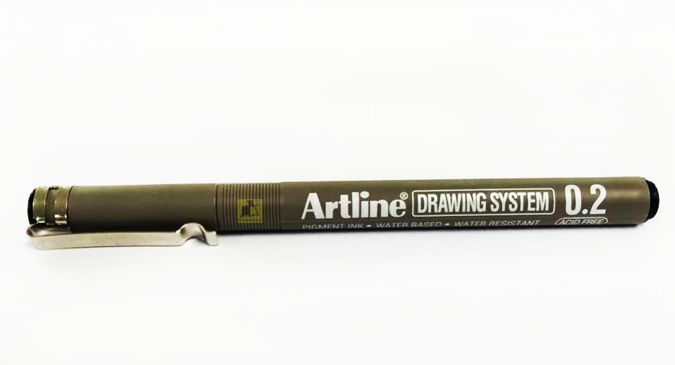 ปากกาเขียนแบบ Artline Drawing Systm 0.2