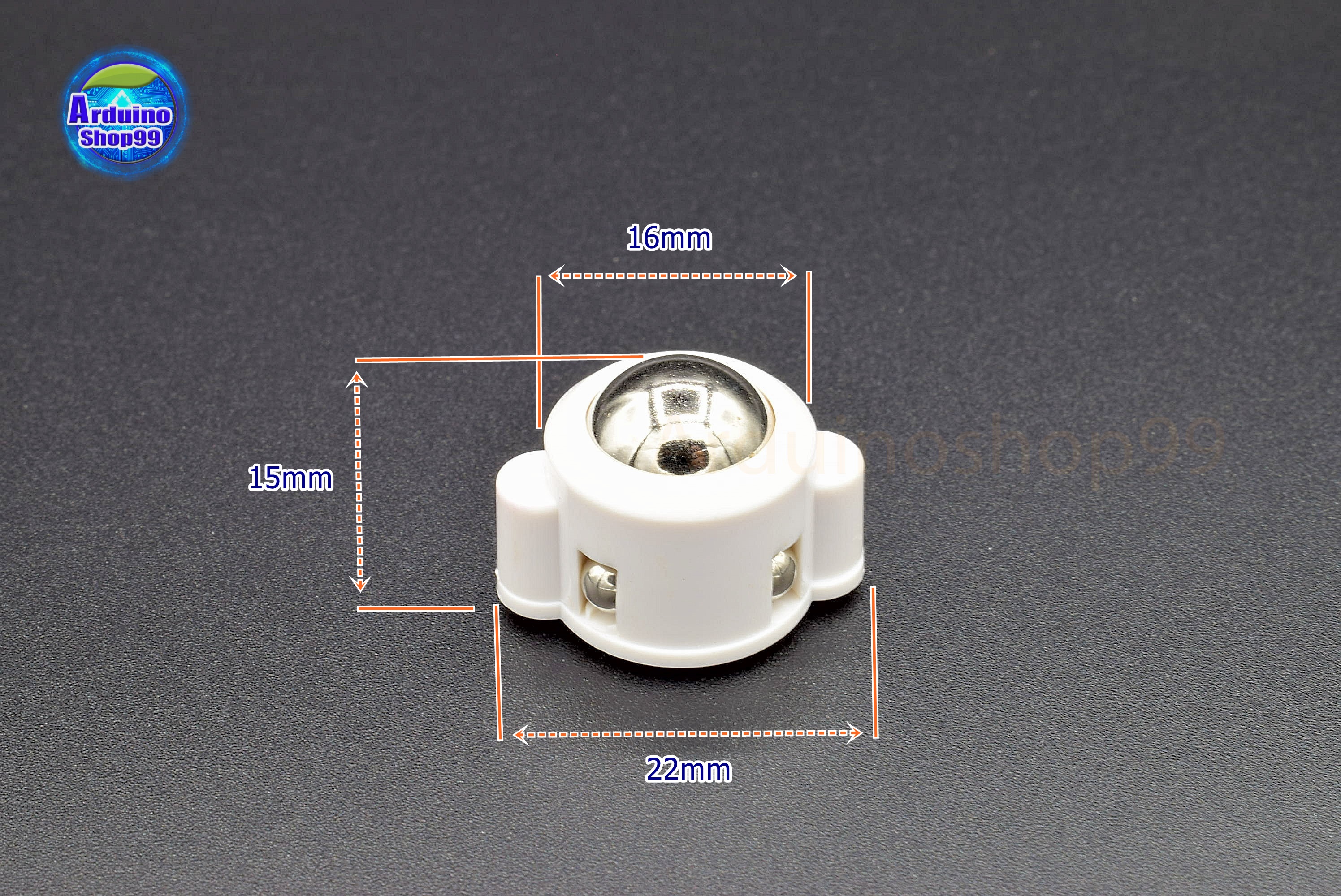 MINI 3PI car N20 Caster Robot Ball Wheel ล้อกลม / ล้อลาก สำหรับ smart car