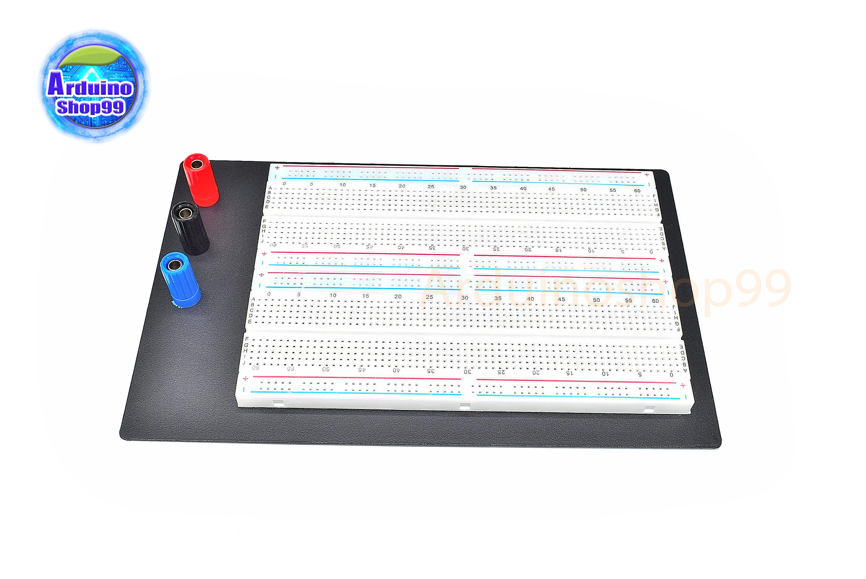 บอร์ดทดลองวงจร ZY-204 ขนาด 1660 ช่อง Protoboard Breadboard 1660 holes