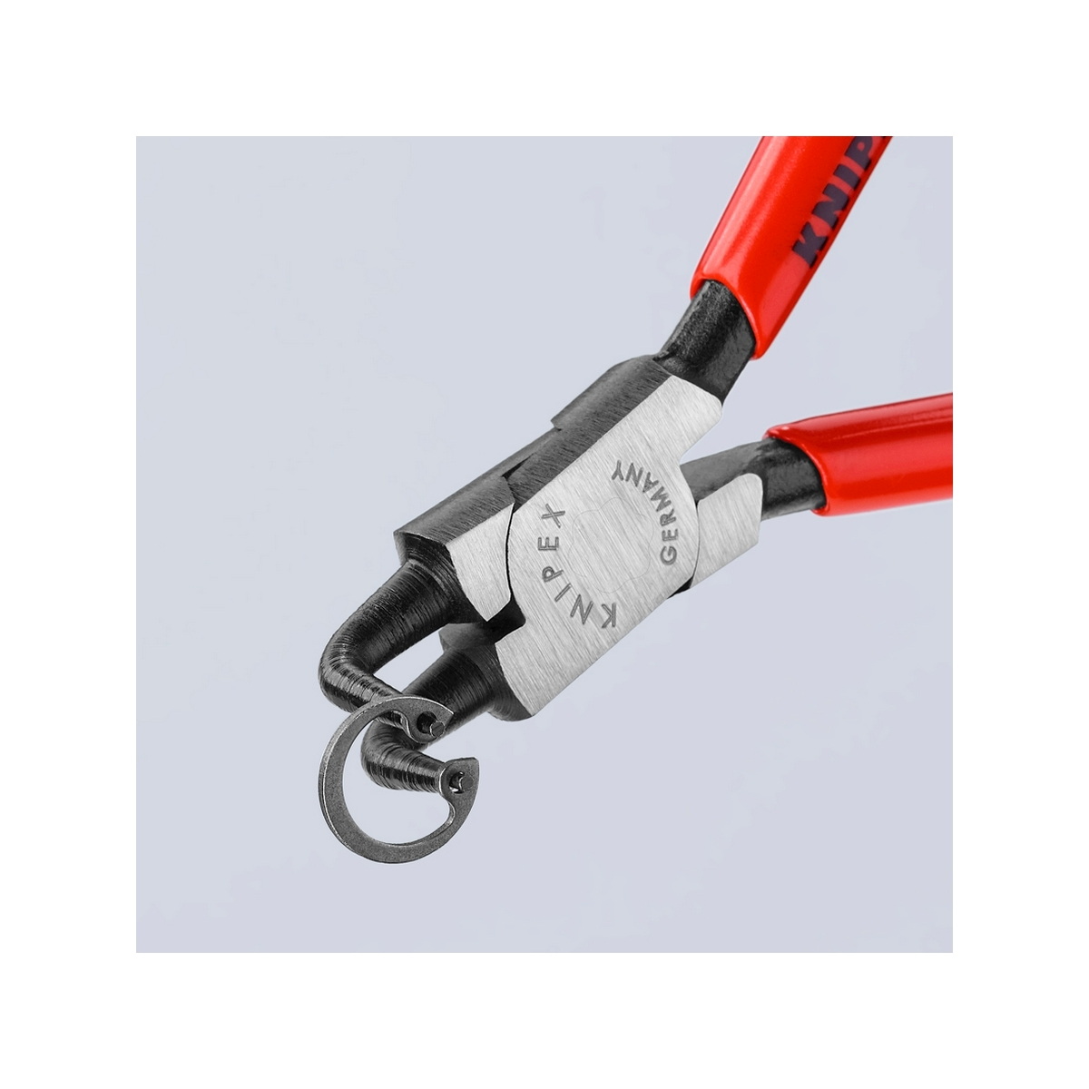 KNIPEX 44 21 J11 คีมหนีบแหวน 5" ปลายงอ ปลาย 1.3mm