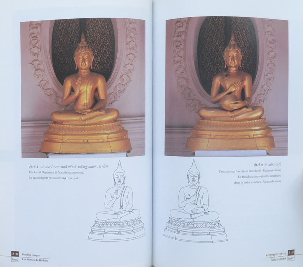 พระพุทธรูปปางต่างๆในสยามประเทศ